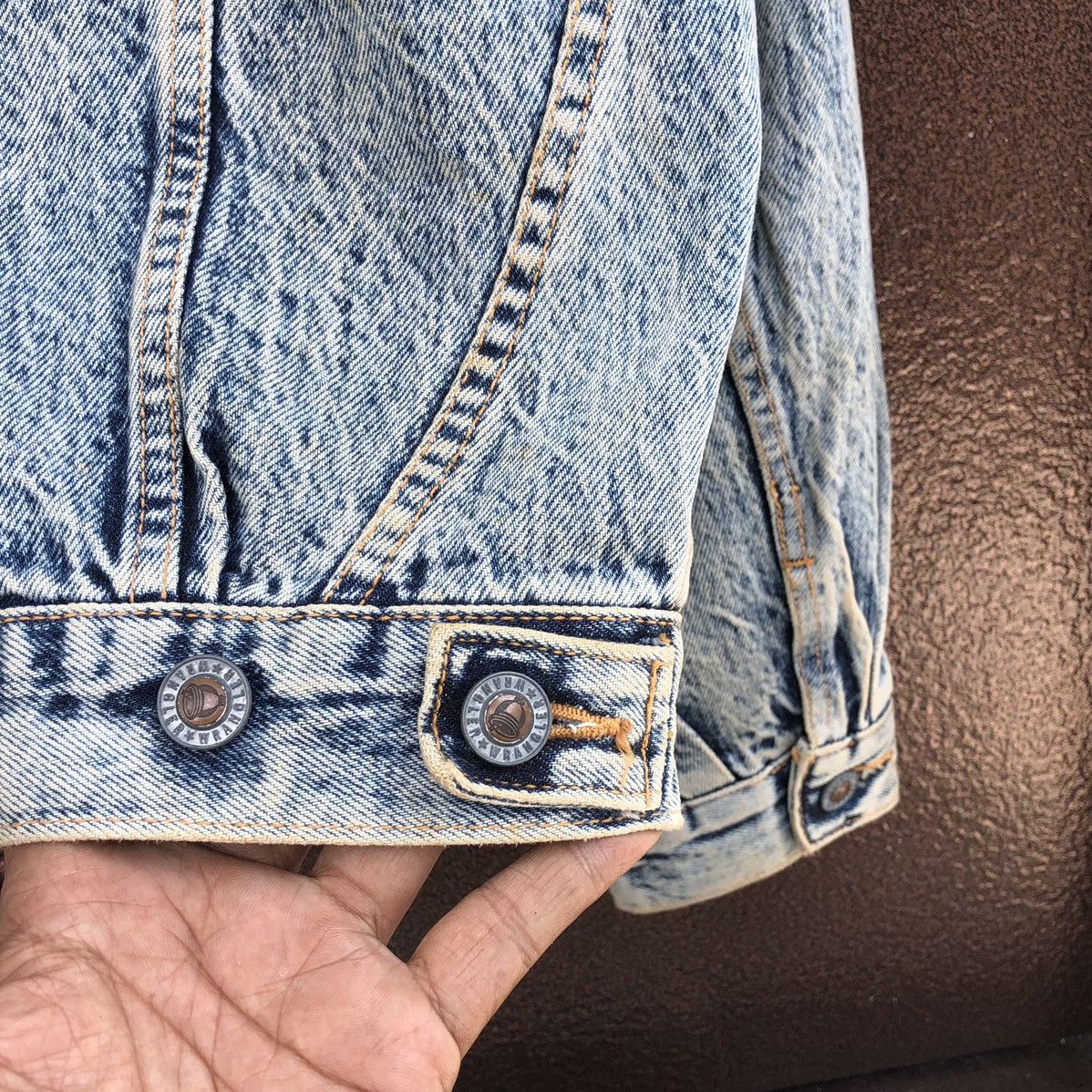 Wrangler VTG 80s Wrangler Blue Bell’s Acid Wash Denim Trucker Jacket Size US M / EU 48-50 / 2 - 14 Thumbnail
