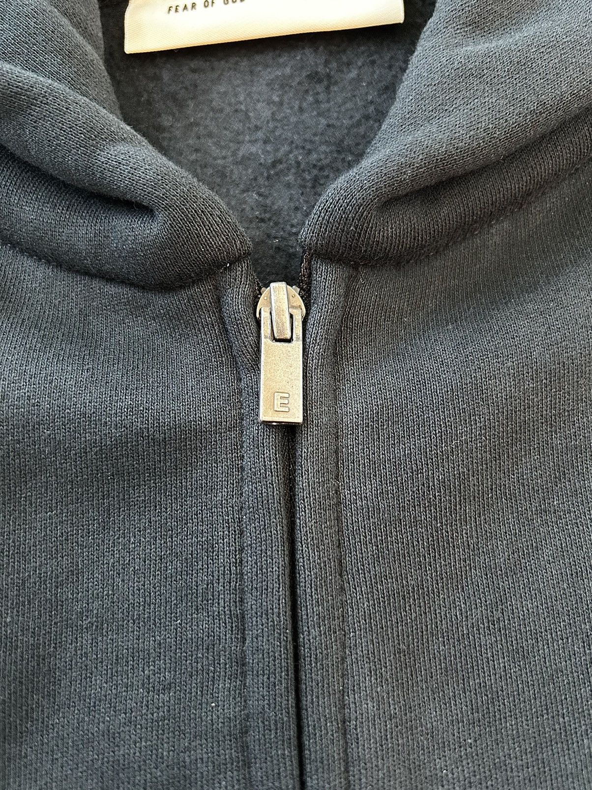 Fear of God Authentic Fear of God Essentials Jet Black Hoodie SS25 Sz S Size US S / EU 44-46 / 1 - 6 Thumbnail