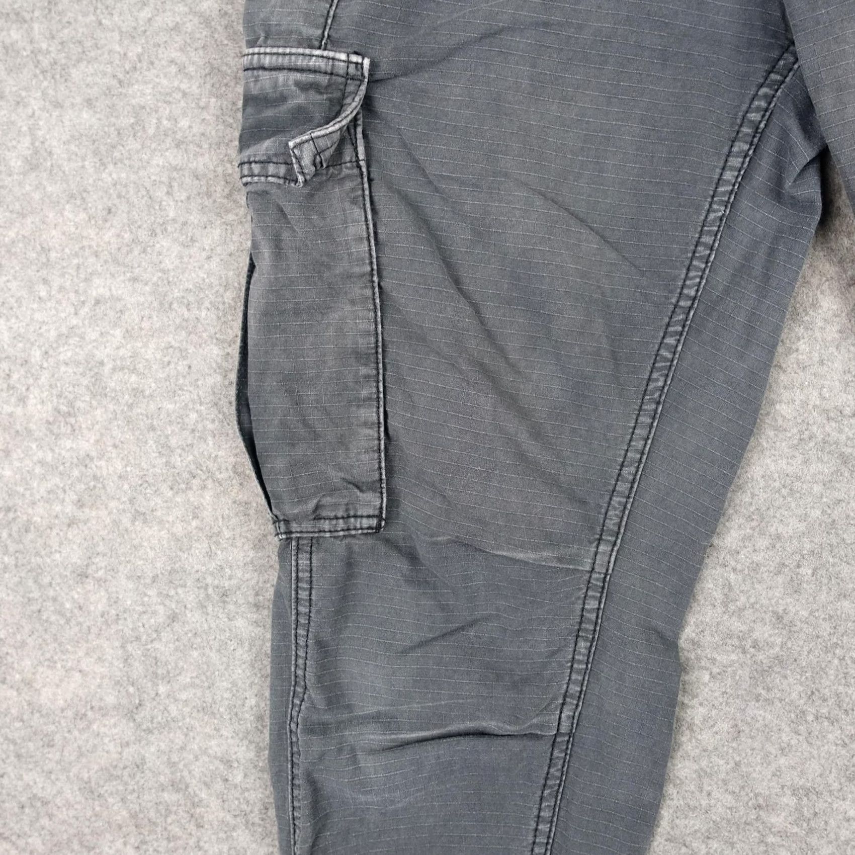 Free People Free People Pants Womens 6 Gray Tapered Cargo Pockets Casual Work Wear Size 28" / US 6 / IT 42 - 6 Thumbnail