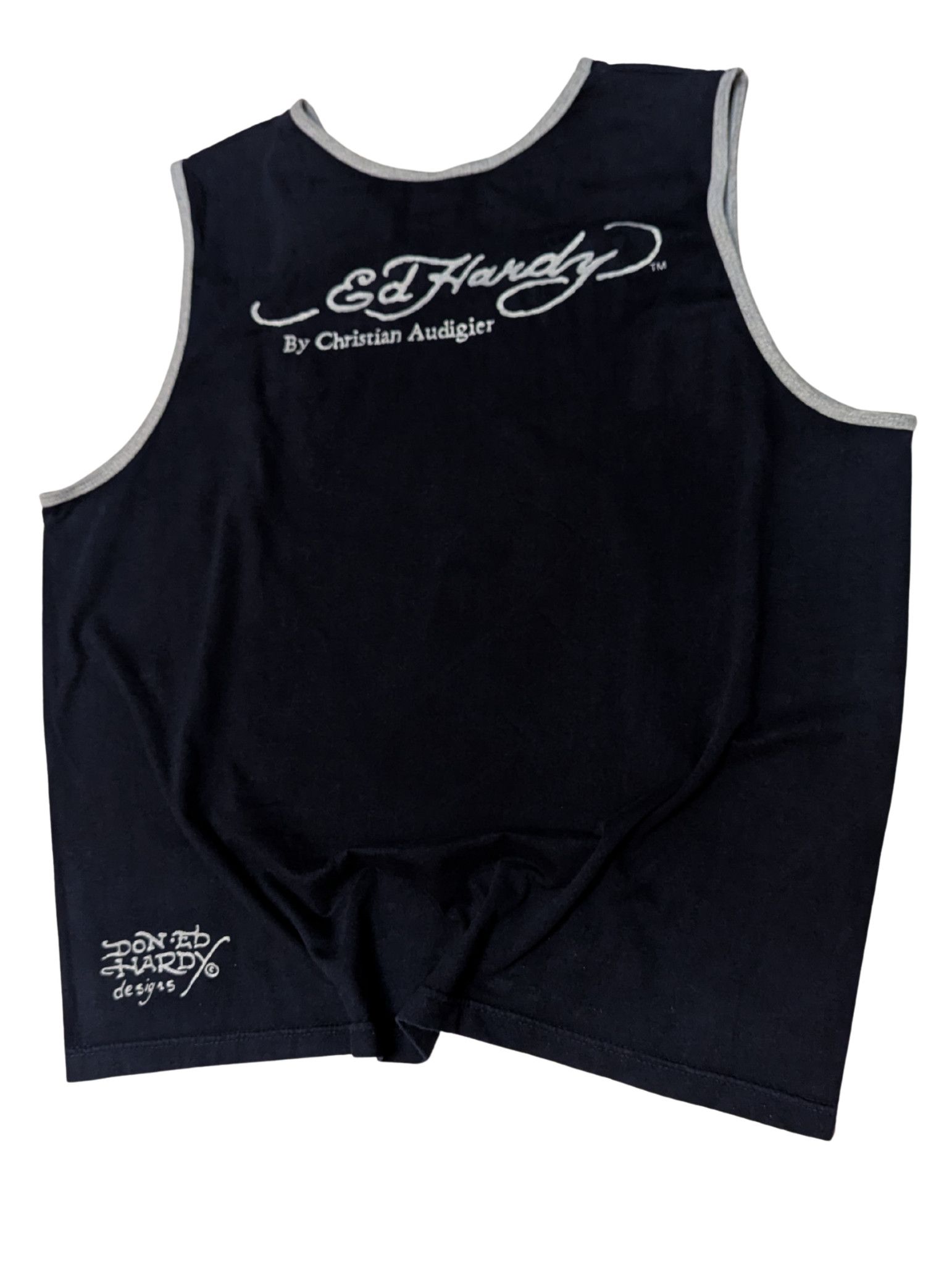 Ed Hardy Vintage Ed Hardy “Pierced Hearts” Y2K Tank Top Made in USA Size US XL / EU 56 / 4 - 2 Thumbnail