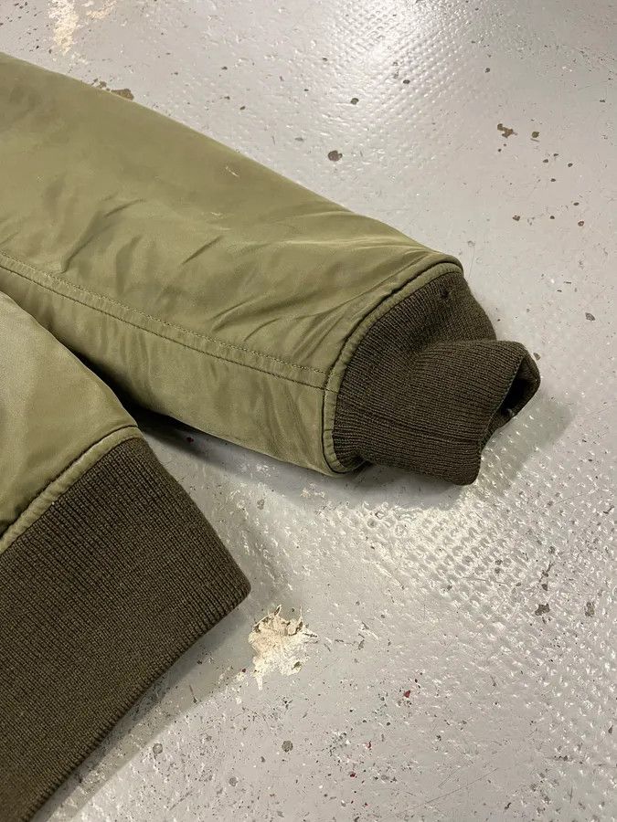 Saint Laurent Paris FW2013 Saint Laurent Khaki Nylon Cargo Bomber Jacket Size US S / EU 44-46 / 1 - 7 Thumbnail