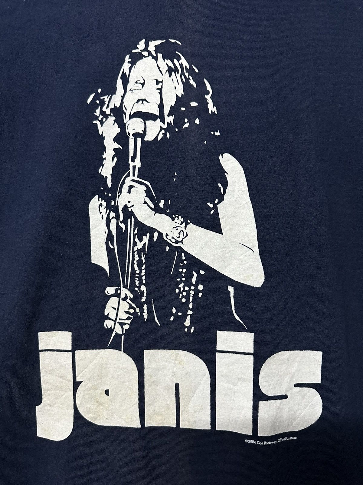 Band Tees Vintage Janis Joplin Sun Faded Tee Oversize Size US XL / EU 56 / 4 - 2 Thumbnail