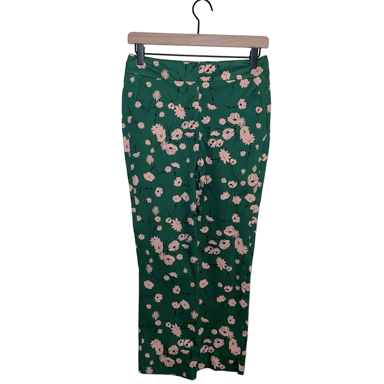 Boden BODEN high rise floral trousers 2 Size 26" / US 2 / IT 38 - 1 Thumbnail