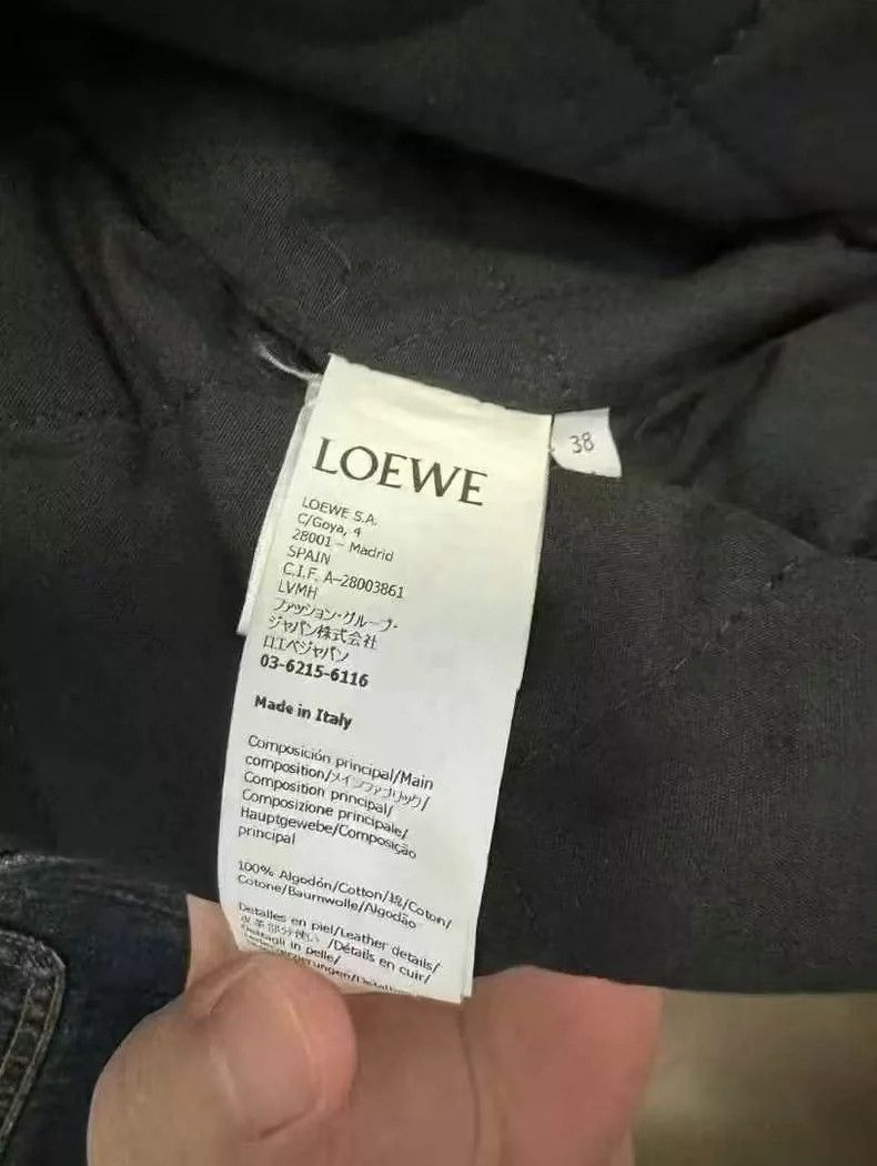 Loewe LOEWE Water-washable casual short denim shirt Size XS / US 0-2 / IT 36-38 - 4 Thumbnail