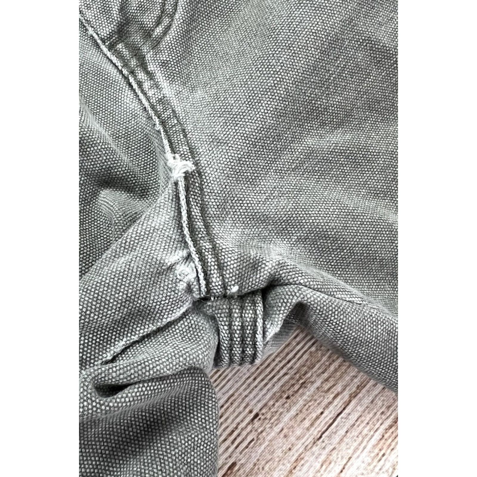 Dickies Dickies Pants Mens Carpenter Workwear 38x32 Green Cotton Canvas Dickies Logo Pockets Straight Front Relaxed Rise Mid Solid лиц Size US 38 / EU 54 - 4 Thumbnail