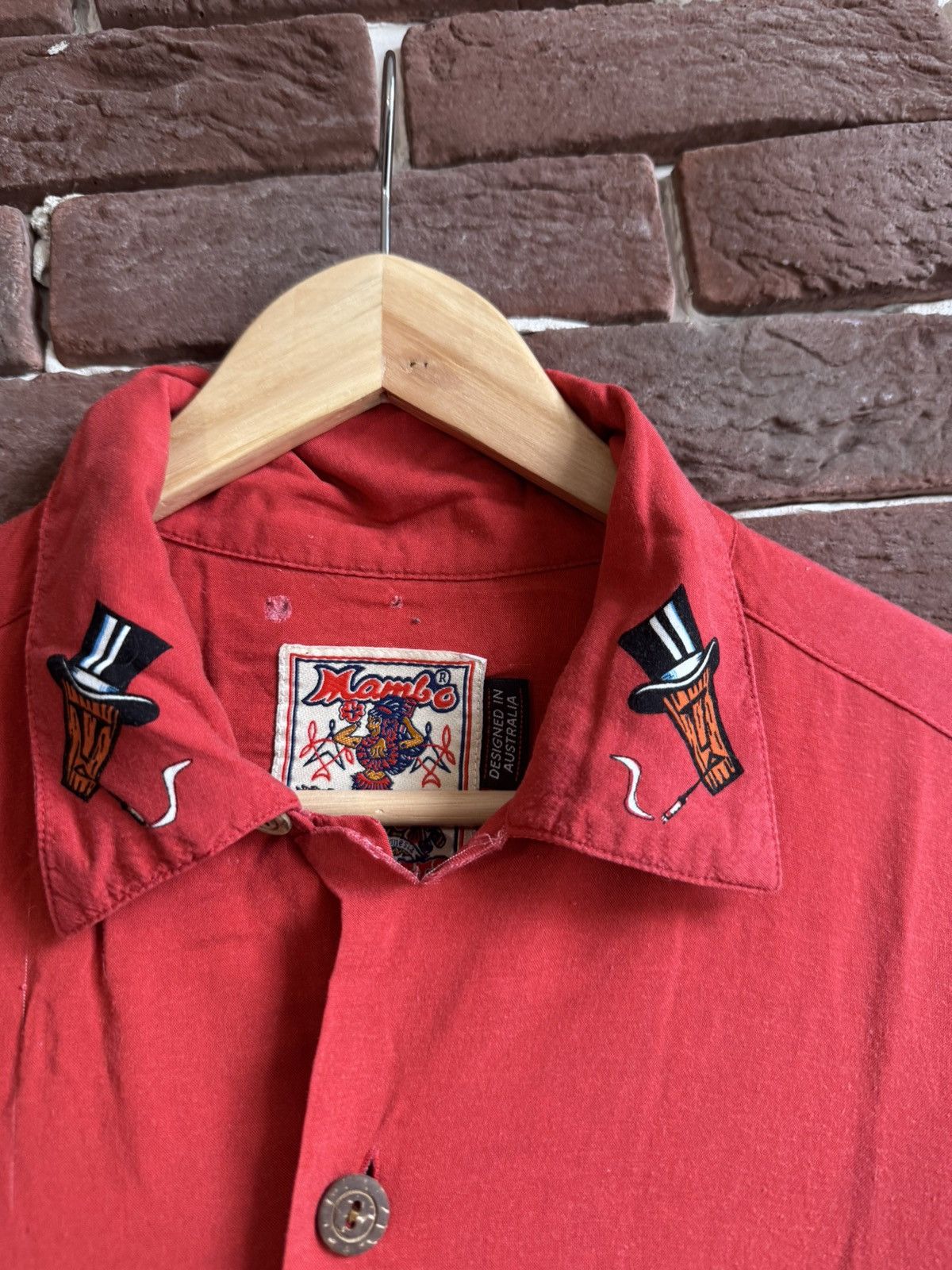 Mambo Vintage 90s MAMBO Shirt Traditional Tattoo Australia Hawaii Size US S / EU 44-46 / 1 - 5 Thumbnail