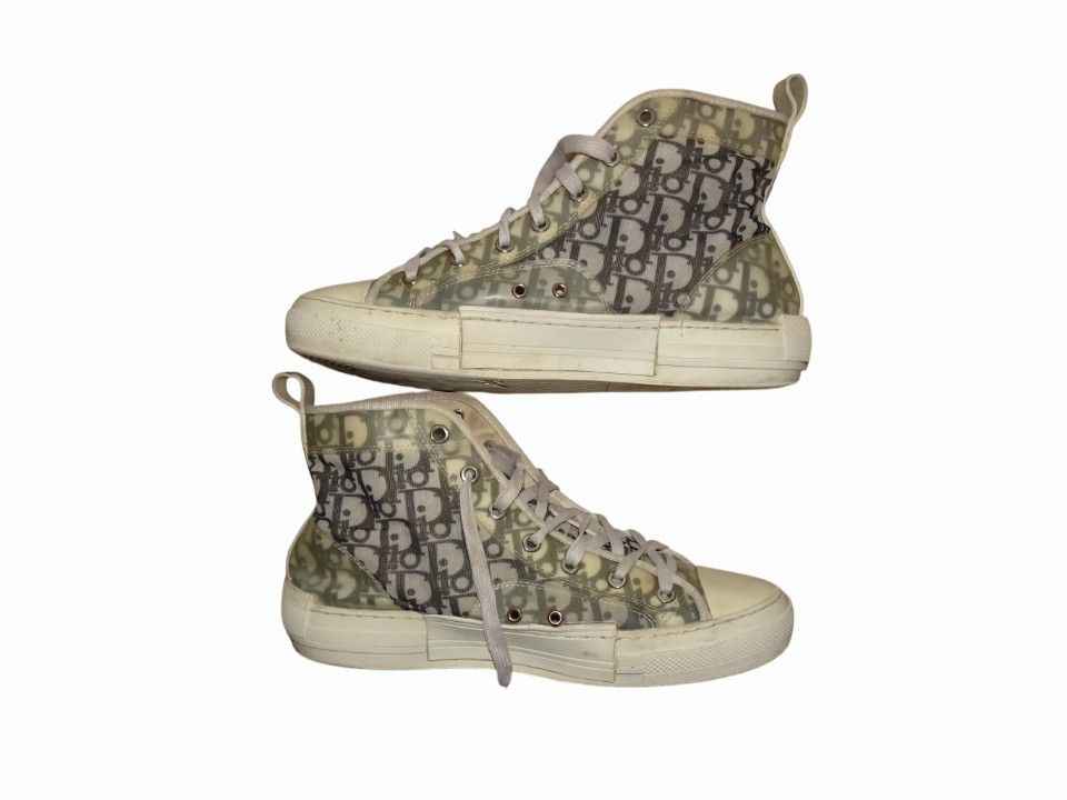 Dior DIOR OBLIQUE HIGH TOP SNEAKERS Size US 7.5 / EU 40-41 - 2 Thumbnail
