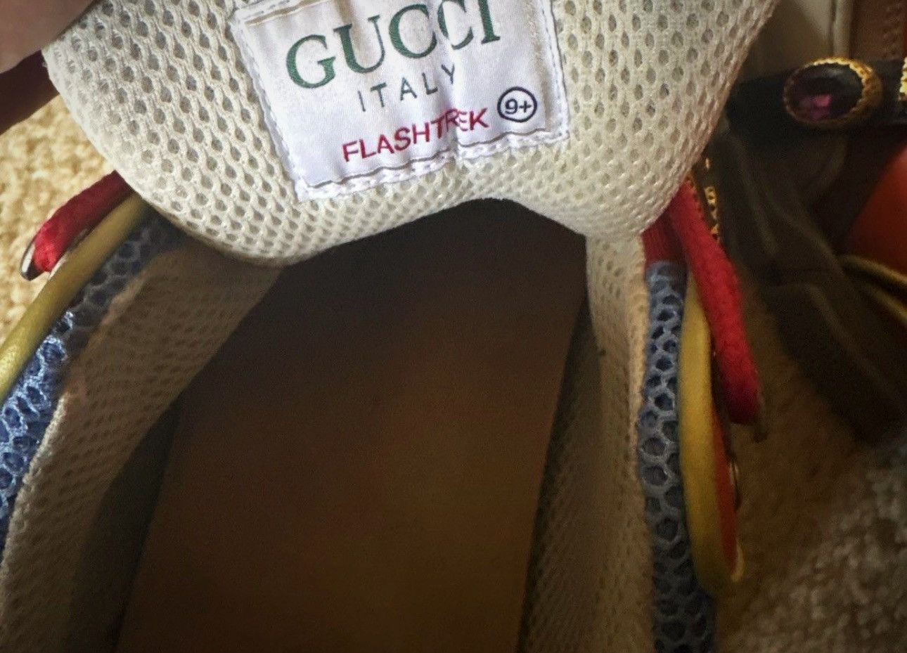 Gucci $1590 Gucci Flashtrek Sneakers w Crystals multicolor Size US 10 / EU 43 - 7 Thumbnail