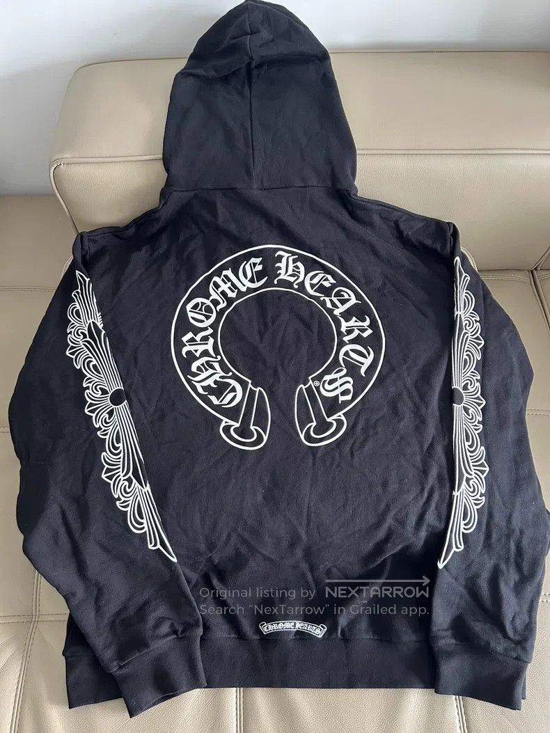 Chrome Hearts CHROME HEARTS Size XXL Horseshoe arm zipper sweater coat Size US XXL / EU 58 / 5 - 2 Thumbnail
