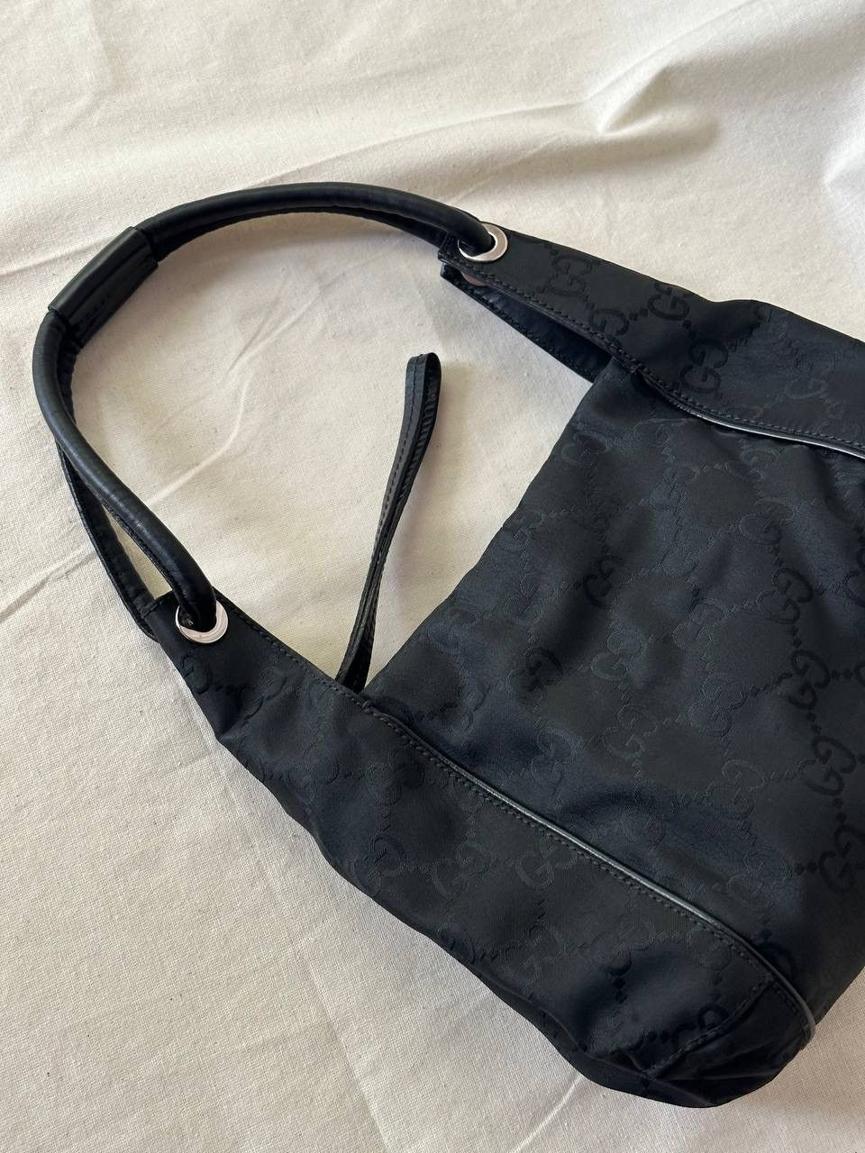 Gucci Gucci Nylon Black GG Bag Size ONE SIZE - 5 Thumbnail