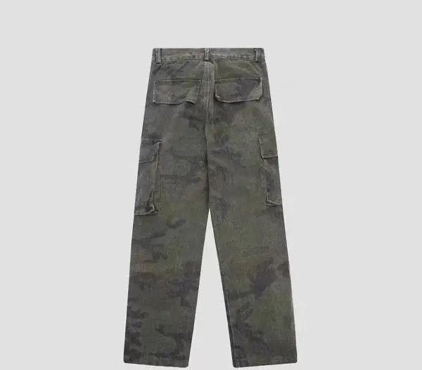 Japanese Brand × Jean Retro street camouflage workwear straight denim trousers Size US 32 / EU 48 - 3 Thumbnail