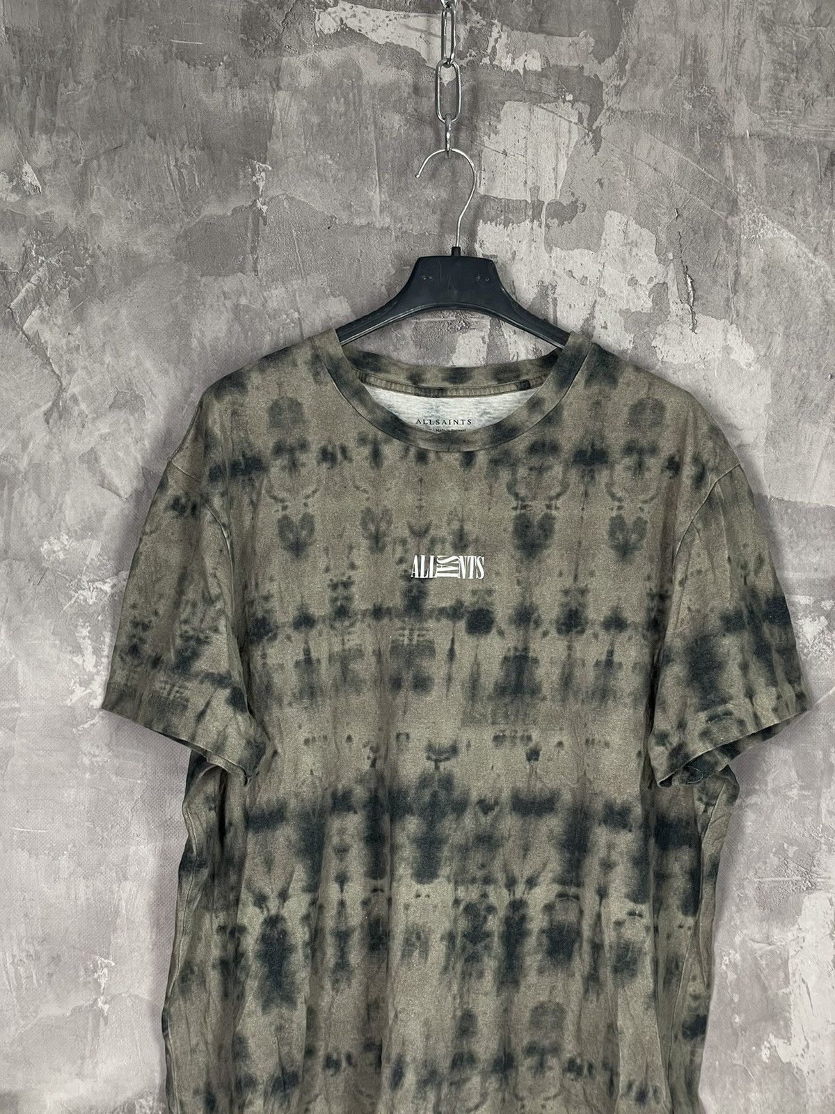 Allsaints × Japanese Brand Avant Garde Y2K Japanese Style Tie Dye T shirt Size US S / EU 44-46 / 1 - 2 Thumbnail