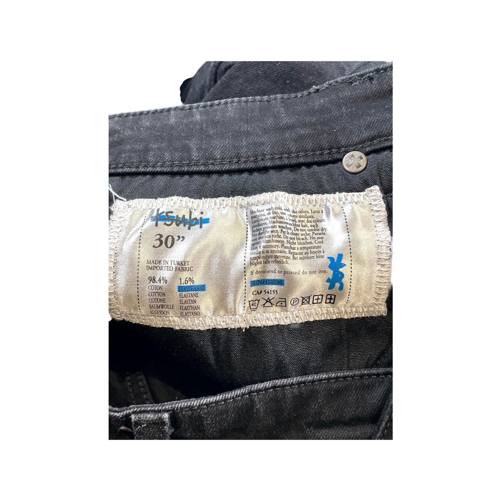 Ksubi Ksubi "Plus" Black & Yellow Jeans Size US 30 / EU 46 - 6 Thumbnail