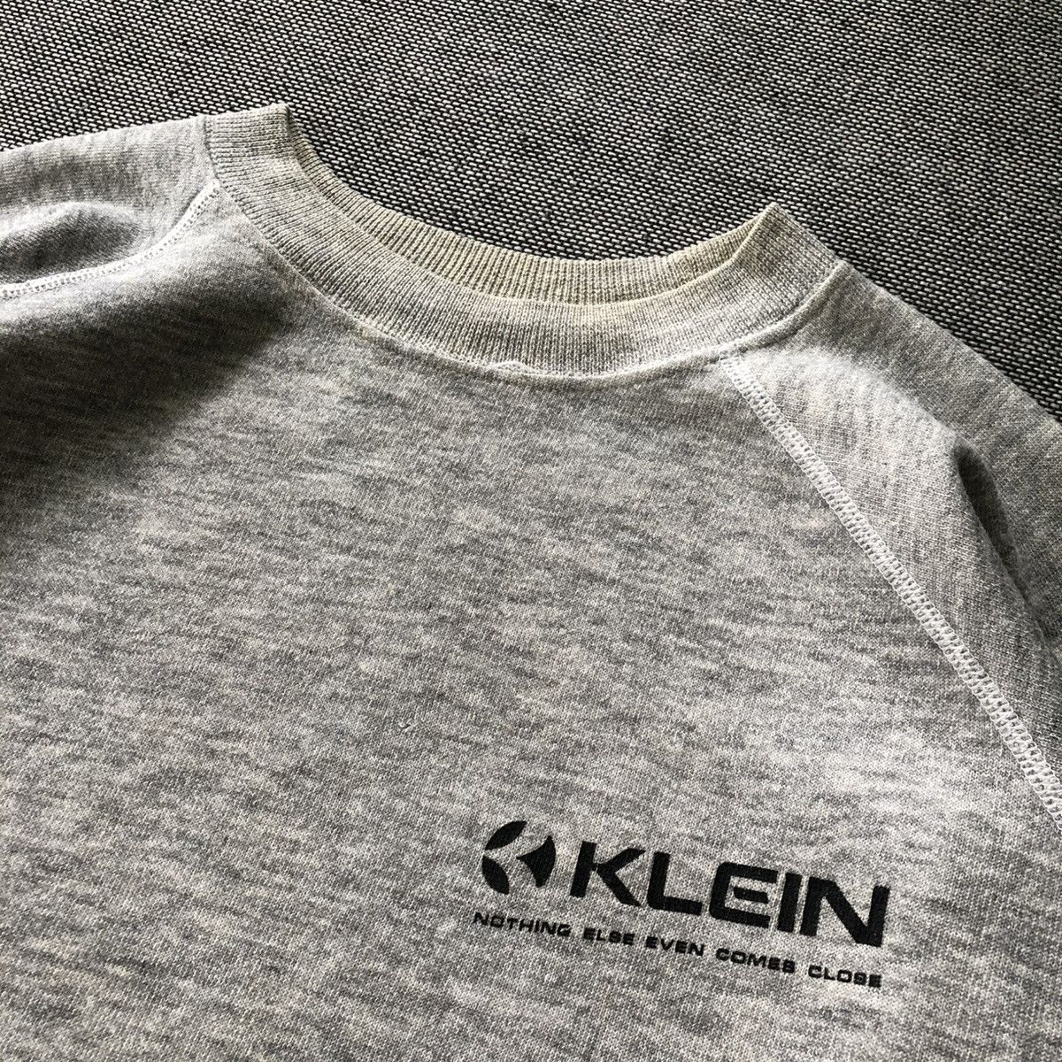 Hanes 1980s KLEIN Bicycles Big Back Pint Logo Crewneck Sweatshirt Size US L / EU 52-54 / 3 - 6 Thumbnail