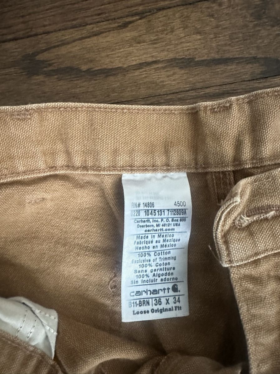 Carhartt Vintage Carhartt work/carpenter pants Size US 36 / EU 52 - 3 Thumbnail