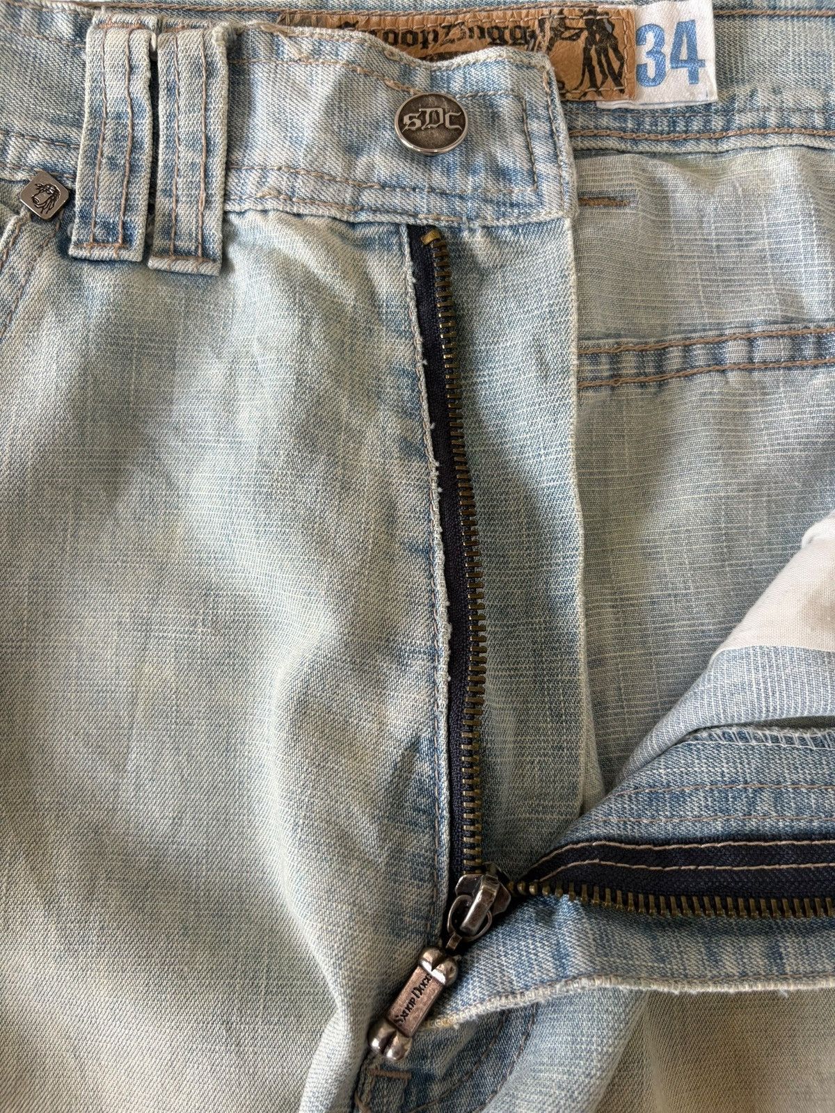 Snoop Dogg Vintage Y2K Snoop Dogg Carpenter Distressed Baggy Jeans Size US 32 / EU 48 - 9 Thumbnail