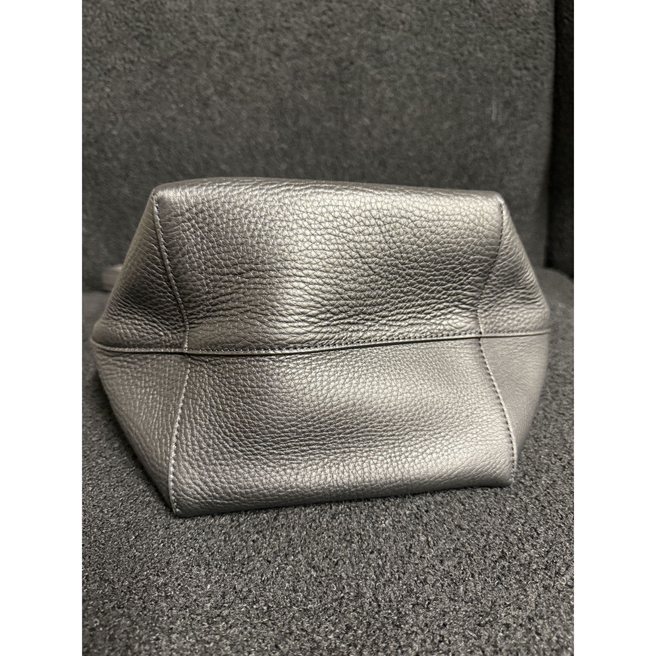 The Row The Row Pebbled Leather Shoulder Bag Gray Made In Italy Size ONE SIZE - 13 Thumbnail