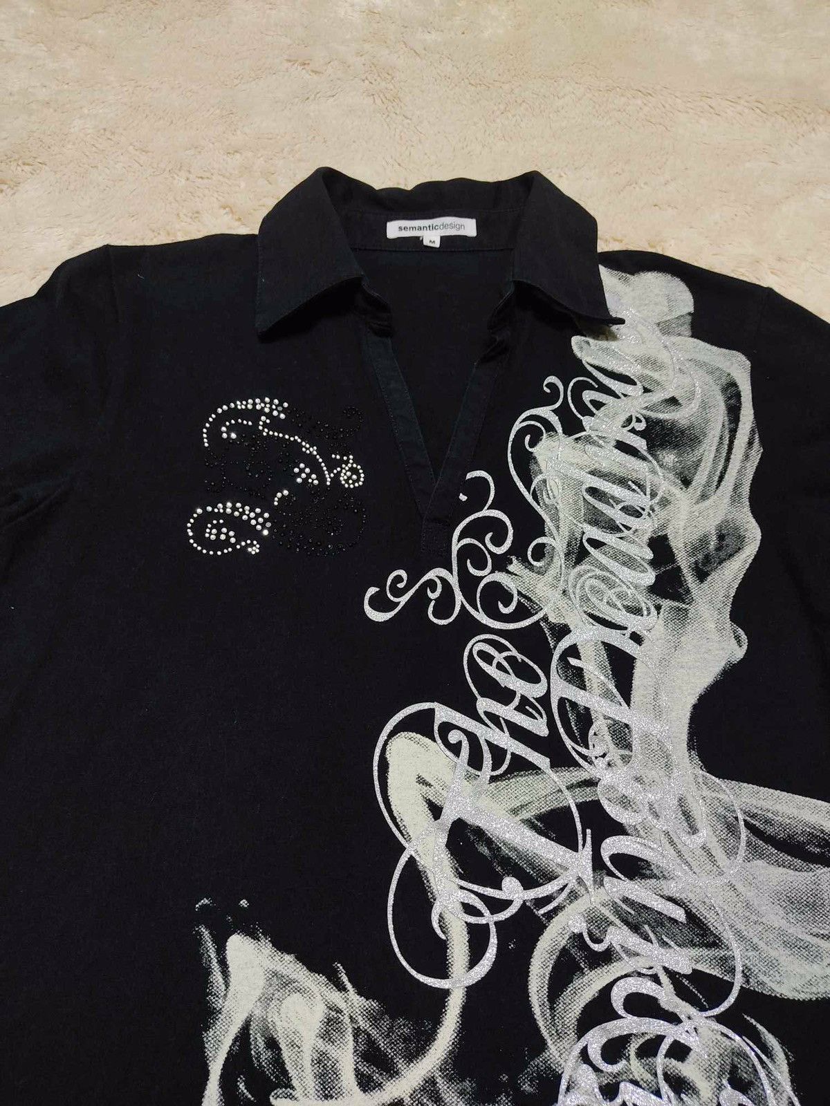 If Six Was Nine Japanese Brand Semantic Design Polo shirt Size M / US 6-8 / IT 42-44 - 2 Thumbnail