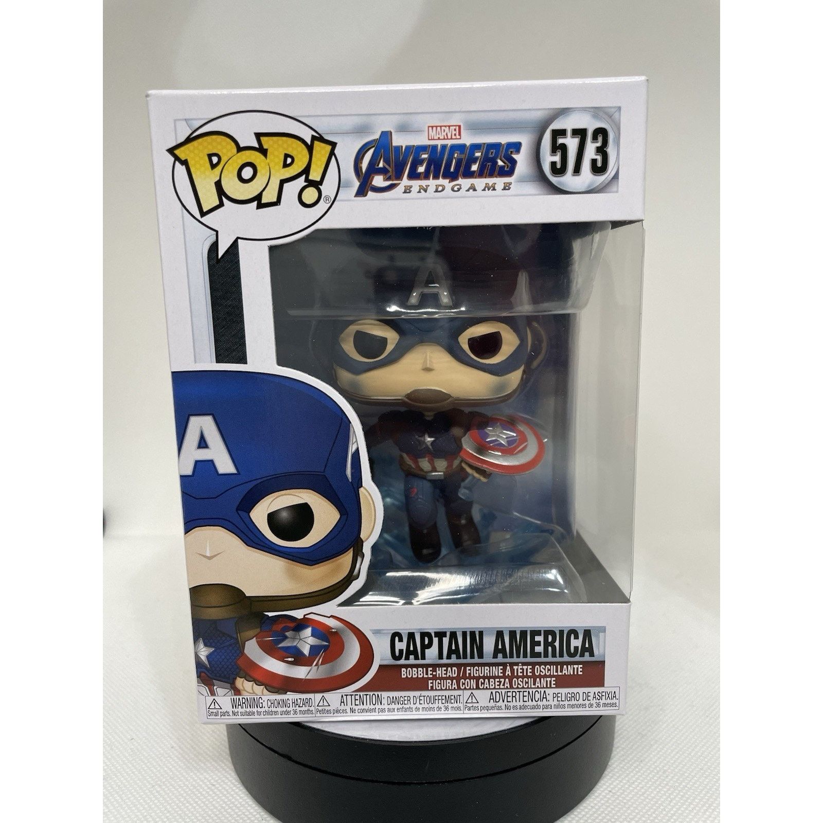 Marvel Comics Funko Pop! Captain America #573 Avengers Endgame Size ONE SIZE - 1 Thumbnail