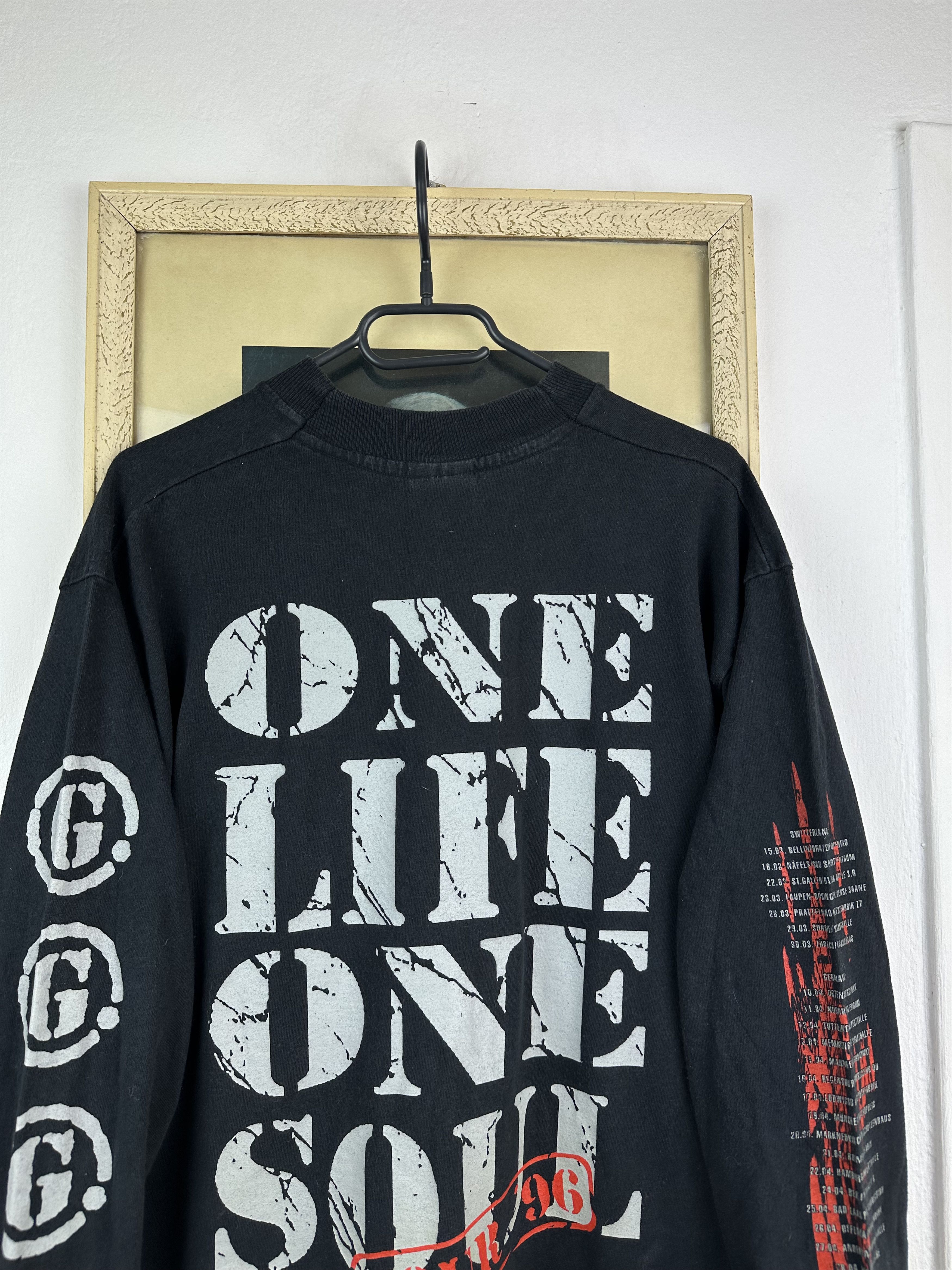 Band Tees Vintage GOTTHARD Rare Shirt Long Sleeve One Life Band Tee Size US L / EU 52-54 / 3 - 2 Thumbnail