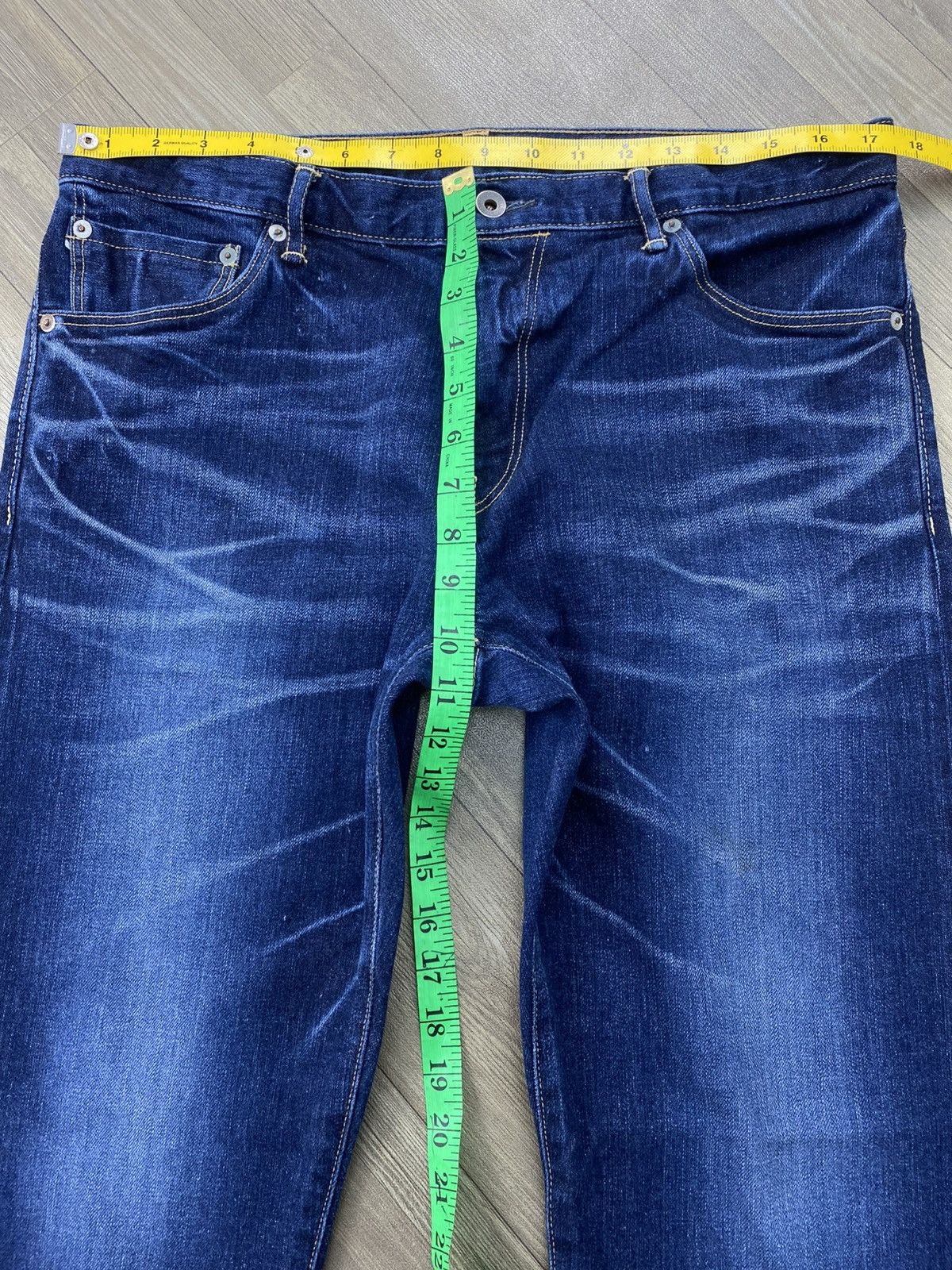 Spellbound Vintage Spellbound Japan Selvedge Denim Faded Straight Jeans Size US 34 / EU 50 - 19 Thumbnail