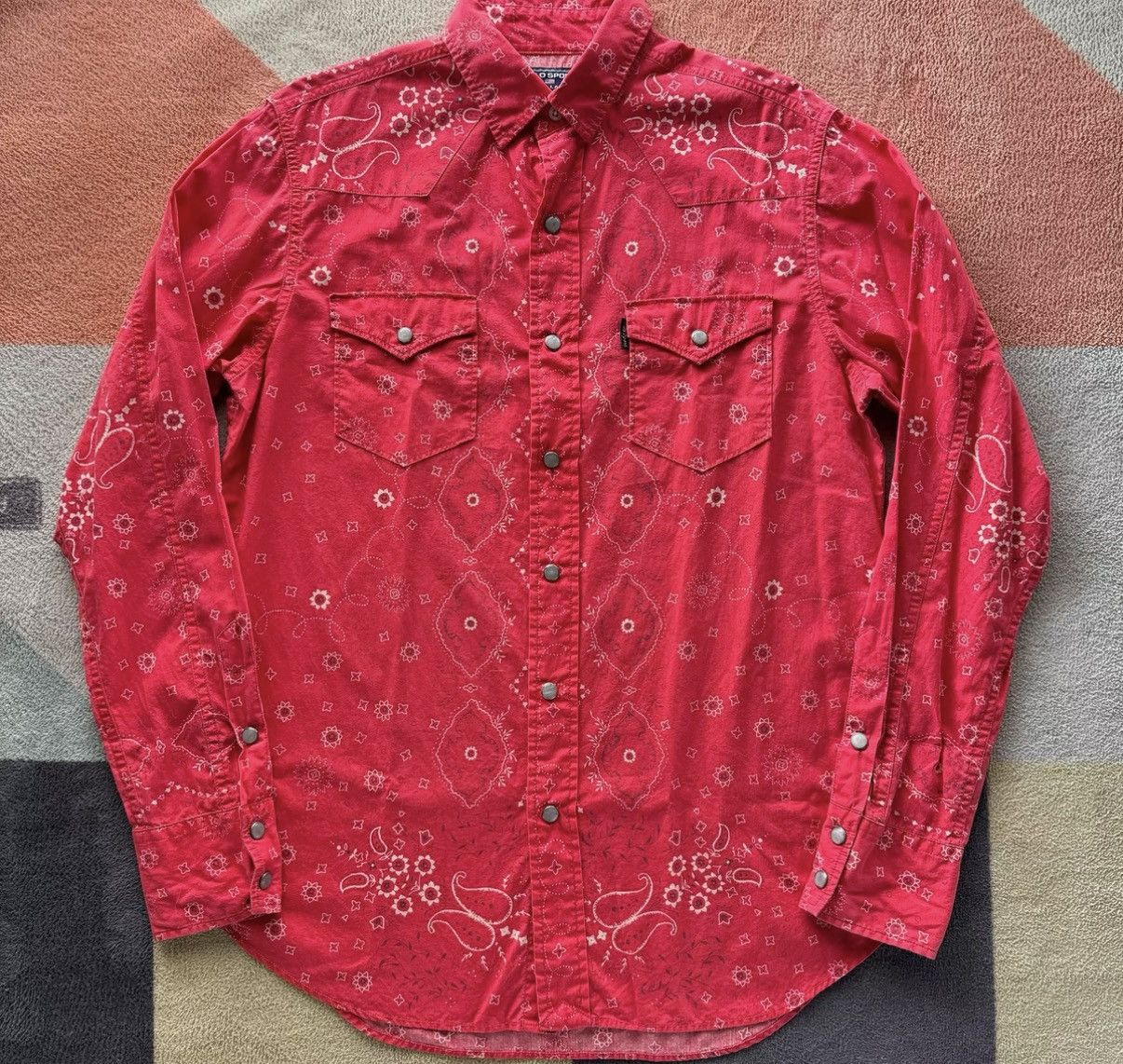 Polo Ralph Lauren Ralph Lauren Polo Sport Red Paisley Shirt K22 Size US S / EU 44-46 / 1 - 1 Thumbnail