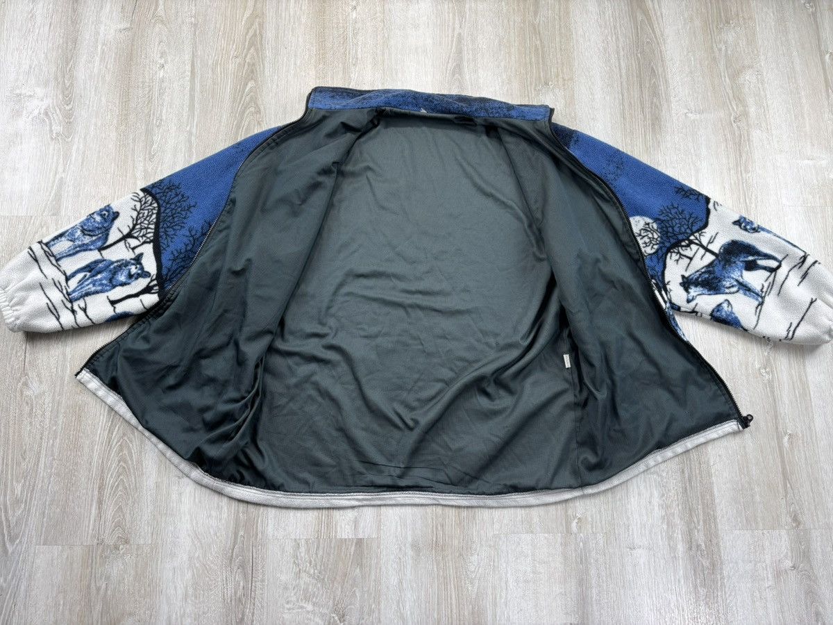 Designer × Vintage Mens fleece jacket Wolf Size L/XL Size US L / EU 52-54 / 3 - 6 Thumbnail
