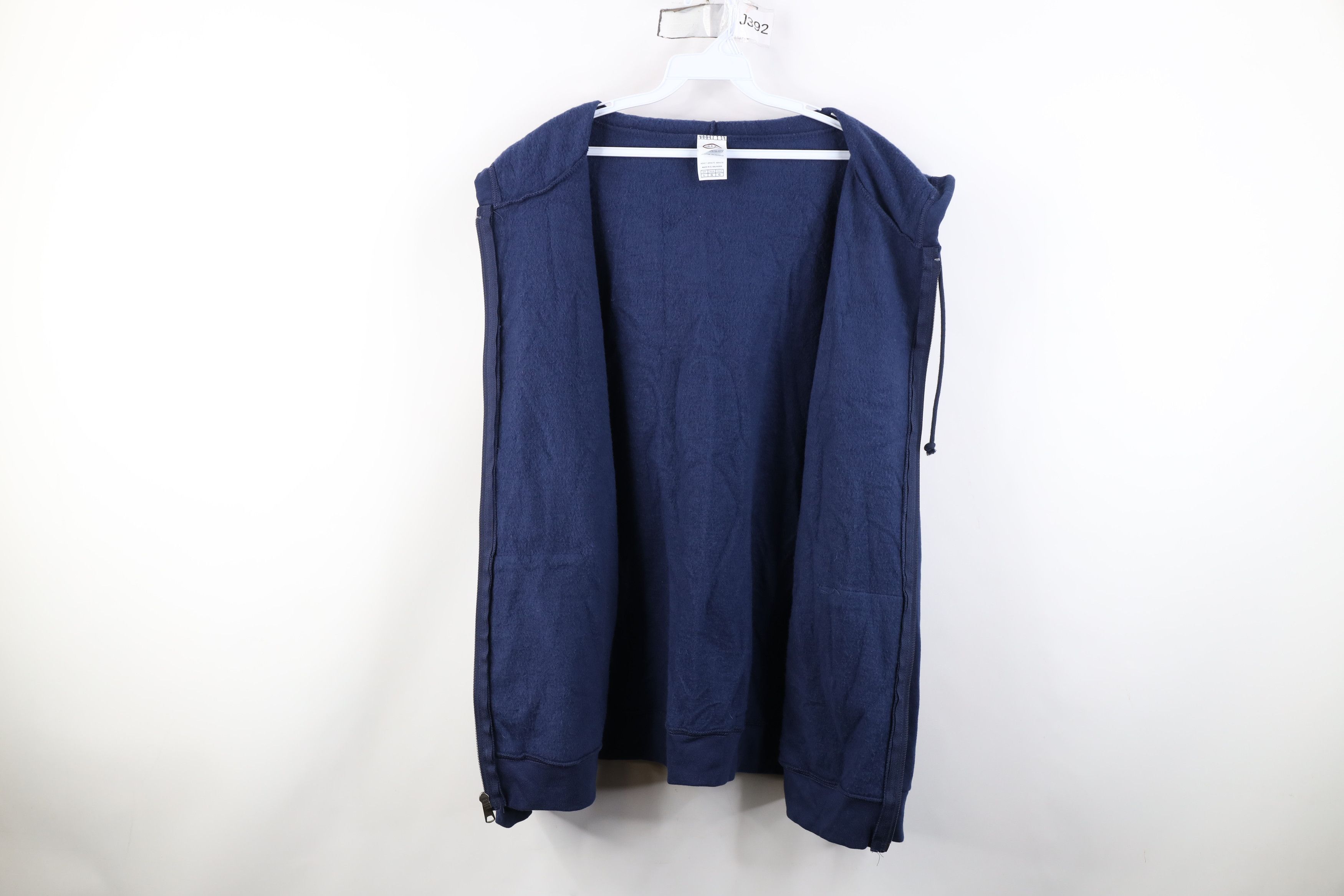 Vintage Vintage Y2K Spell FedEx Shipping Full Zip Hoodie Navy Blue Size US L / EU 52-54 / 3 - 12 Thumbnail