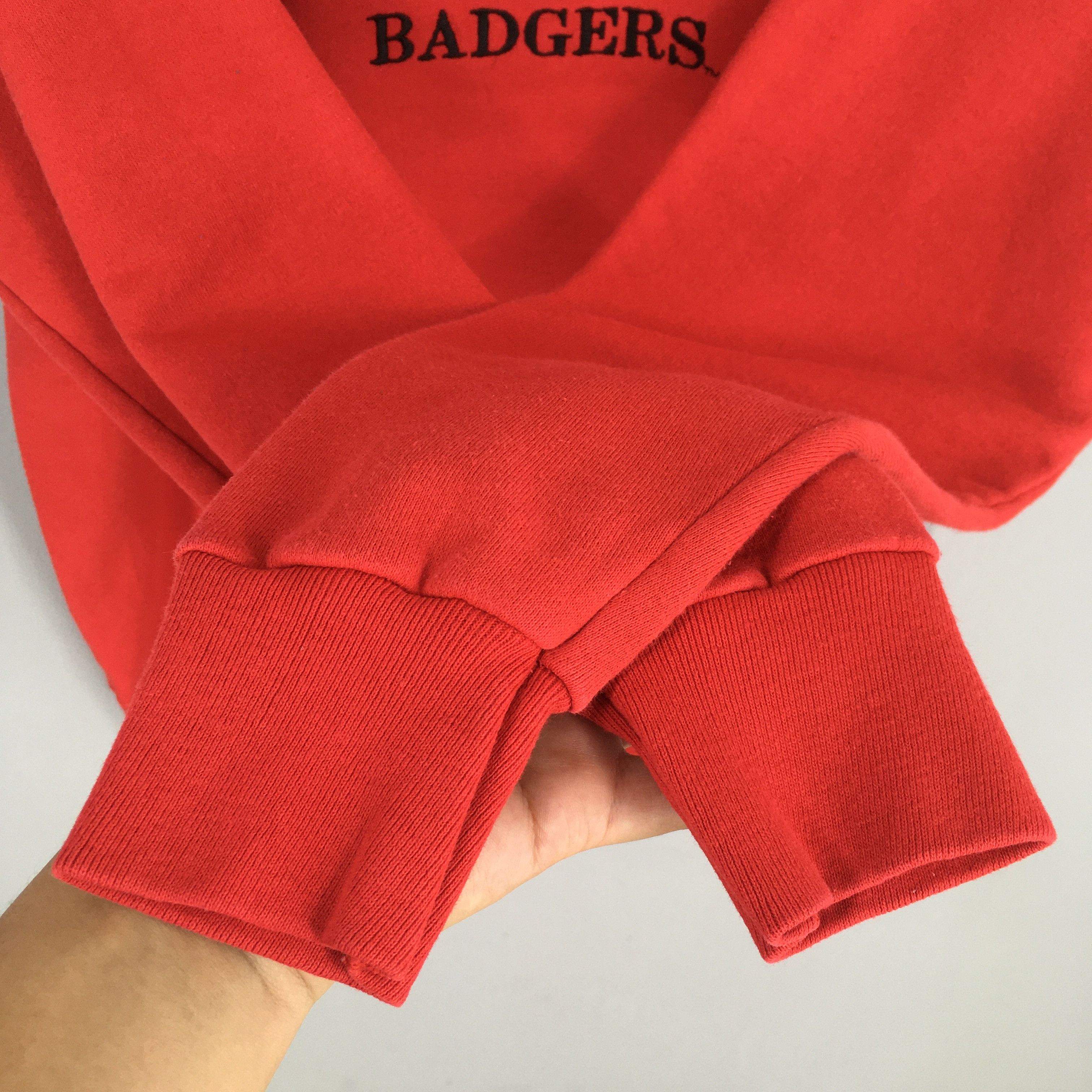 NCAA × Vintage Vintage Wisconsin Badgers Ncaa Sweatshirt Large Size US L / EU 52-54 / 3 - 4 Thumbnail