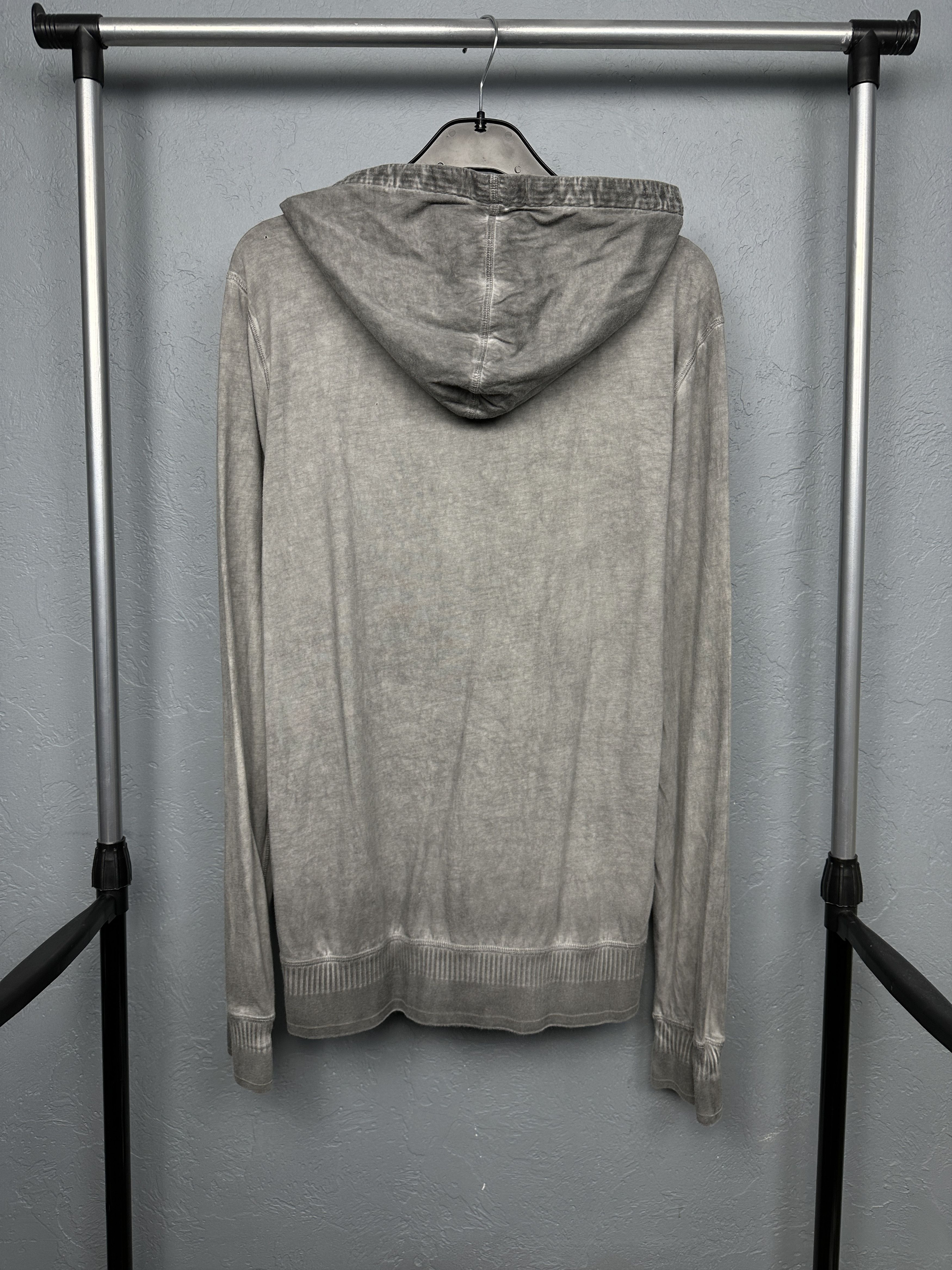 Allsaints Allsaints Mens Hertford Washed Cotton Zip Hoodie Size US L / EU 52-54 / 3 - 7 Thumbnail