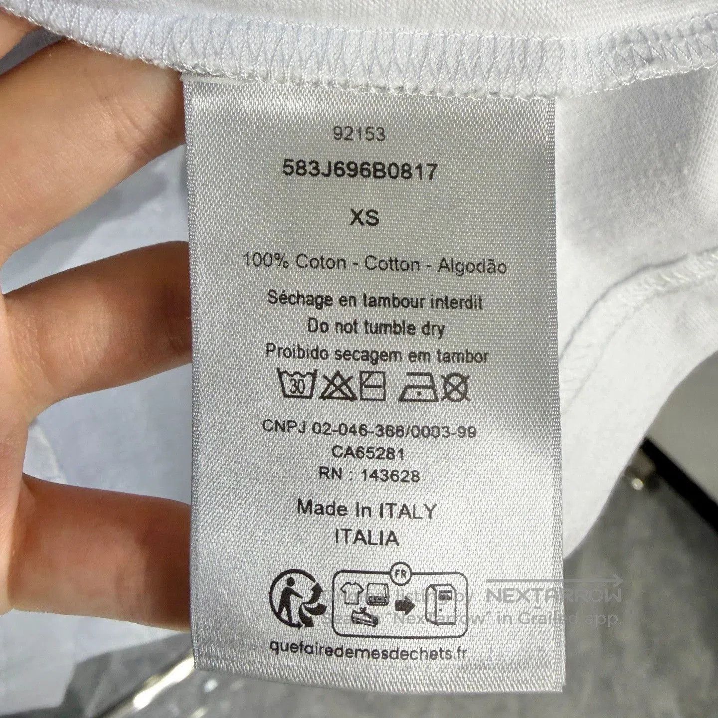 Dior dior short sleeve t-shirt blue xs. Size US XS / EU 42 / 0 - 4 Thumbnail