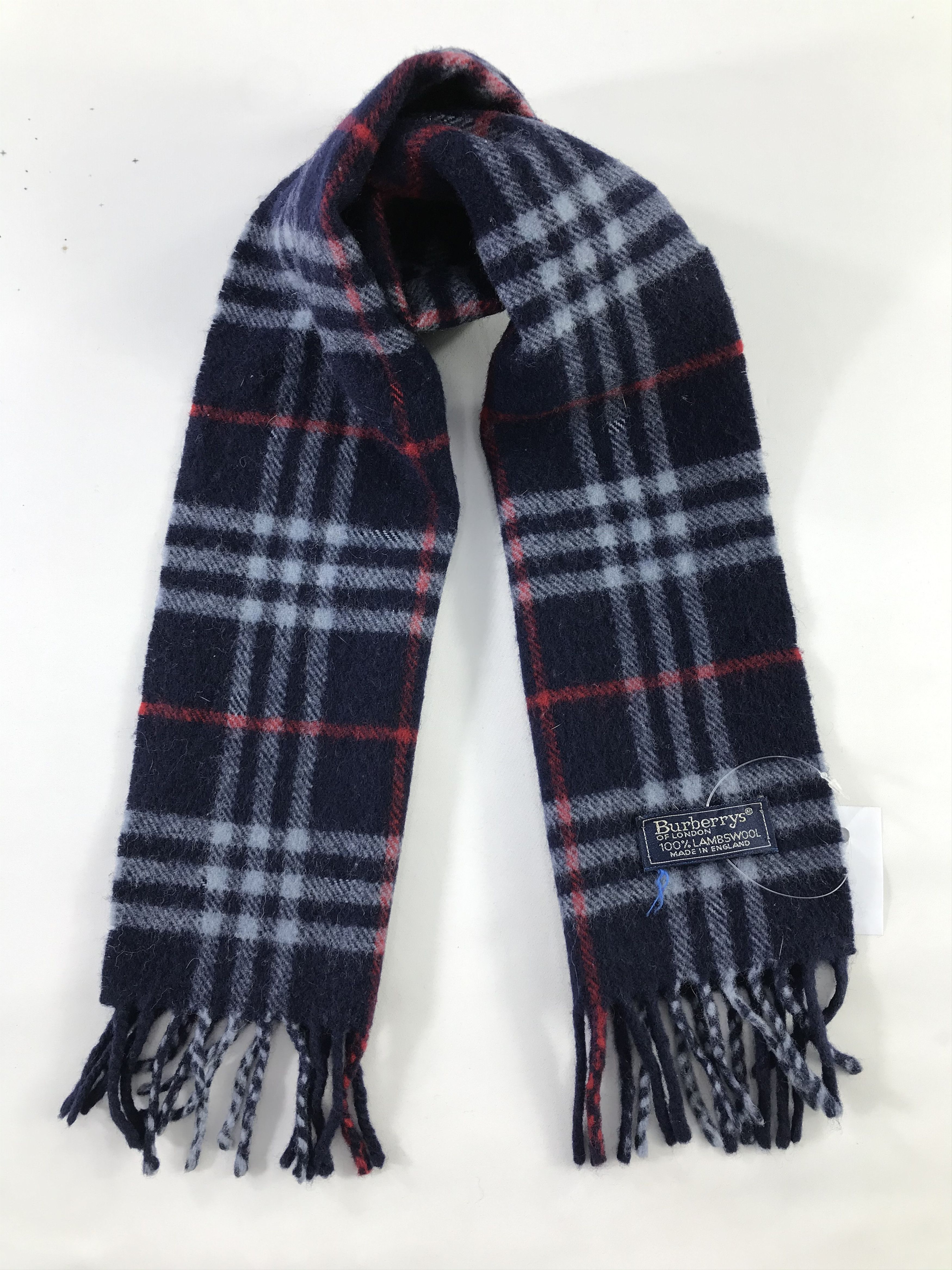 Burberry × Vintage Burberry Scarf / Muffler / Neckwear - WW1955 Size ONE SIZE - 1 Thumbnail