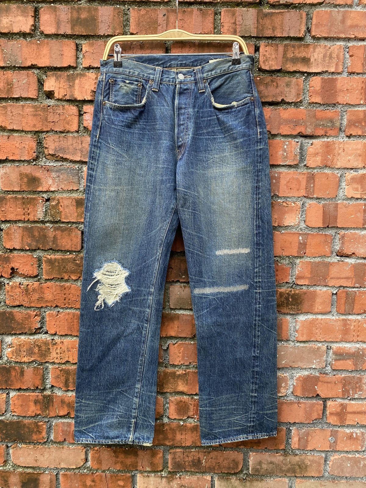 Sugar Cane W31x30 redline sugarcane distressed design denime Size US 31 - 1 Thumbnail