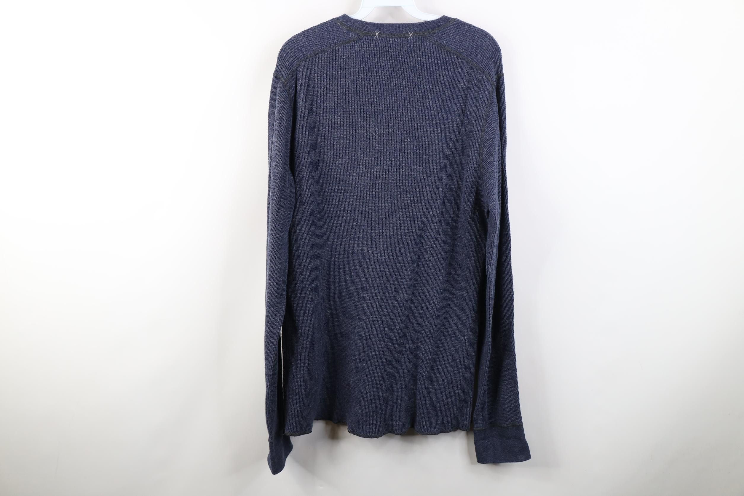 Wallace & Barnes Wallace & Barnes Waffle Knit Long Sleeve Henley T-Shirt Size US XL / EU 56 / 4 - 12 Thumbnail