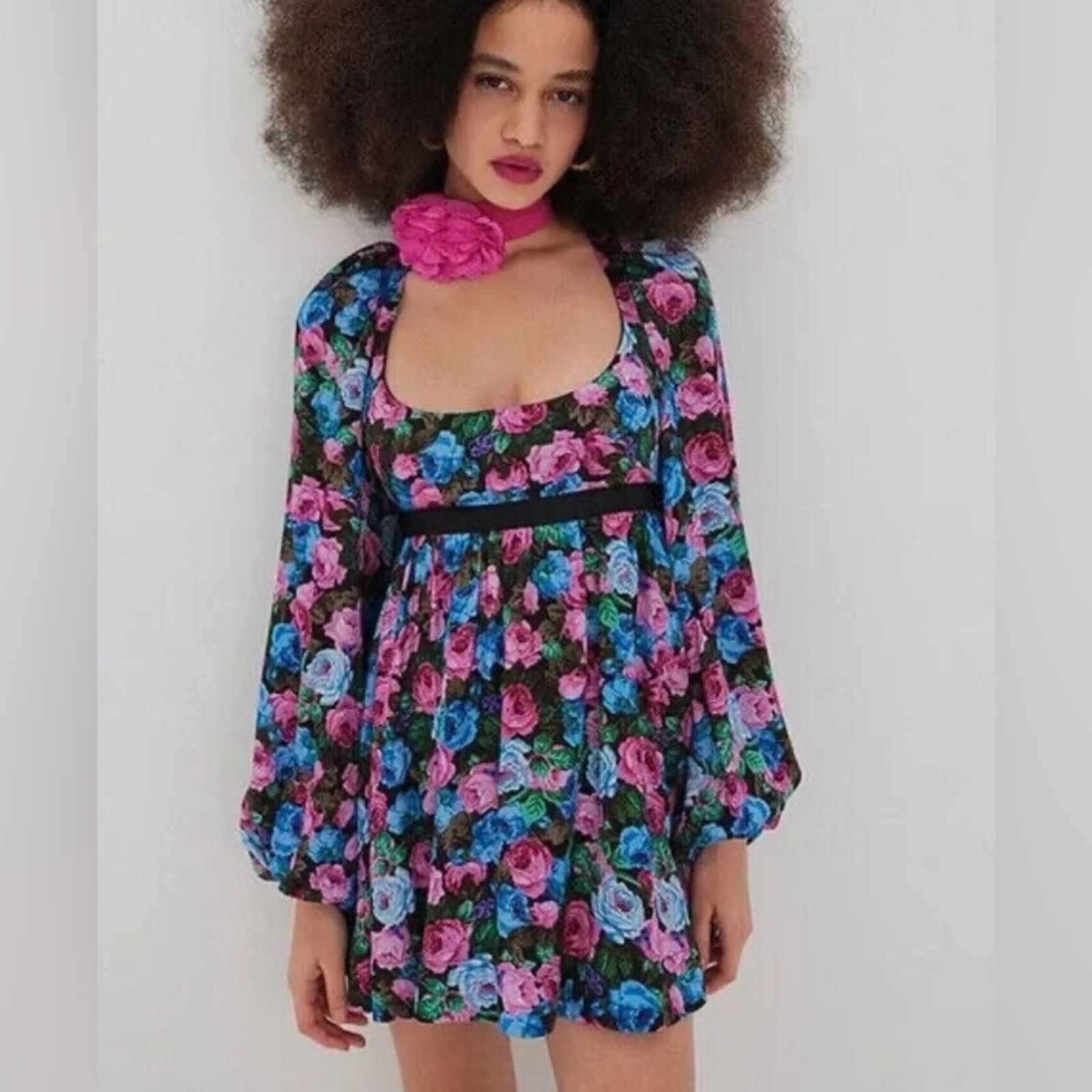 For Love & Lemons NWT For Love & Lemons $250 Floral Multicolor Dress Size S Size S / US 4 / IT 40 - 1 Thumbnail