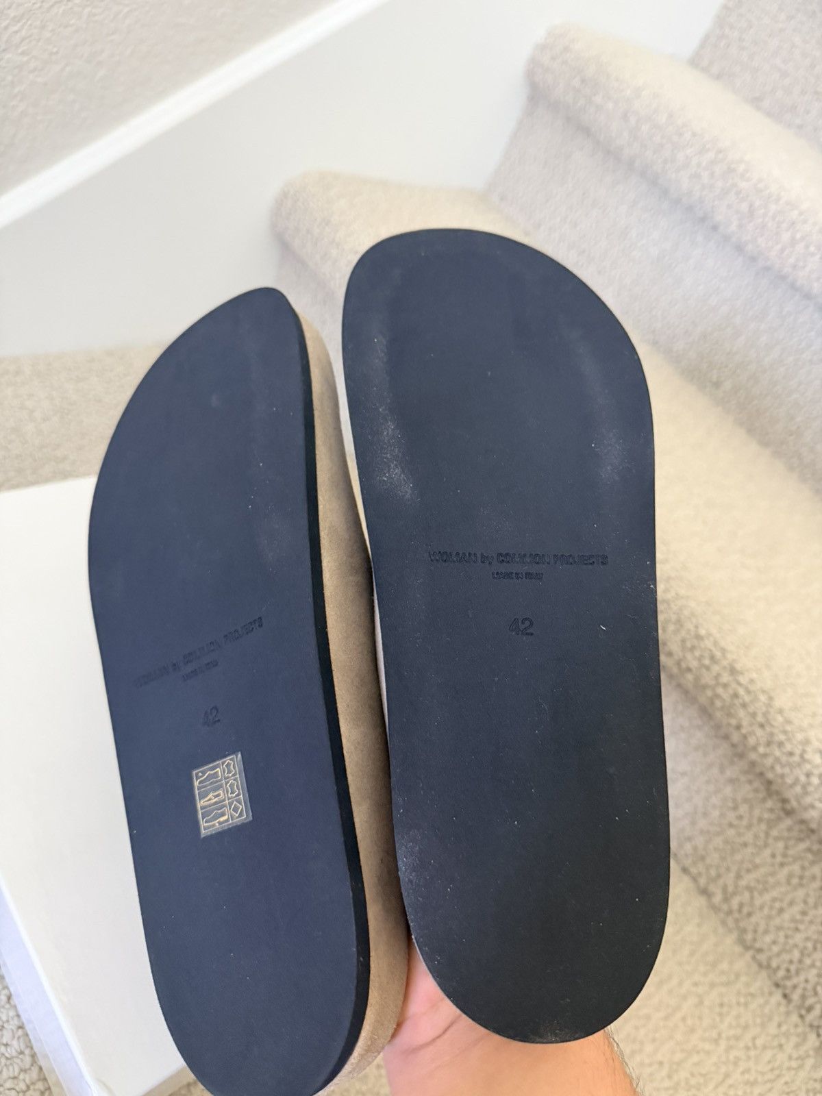 Common Projects Common Projects Women’s Suede Taupe Clog Size 42 Size US 12 / IT 42 - 7 Thumbnail