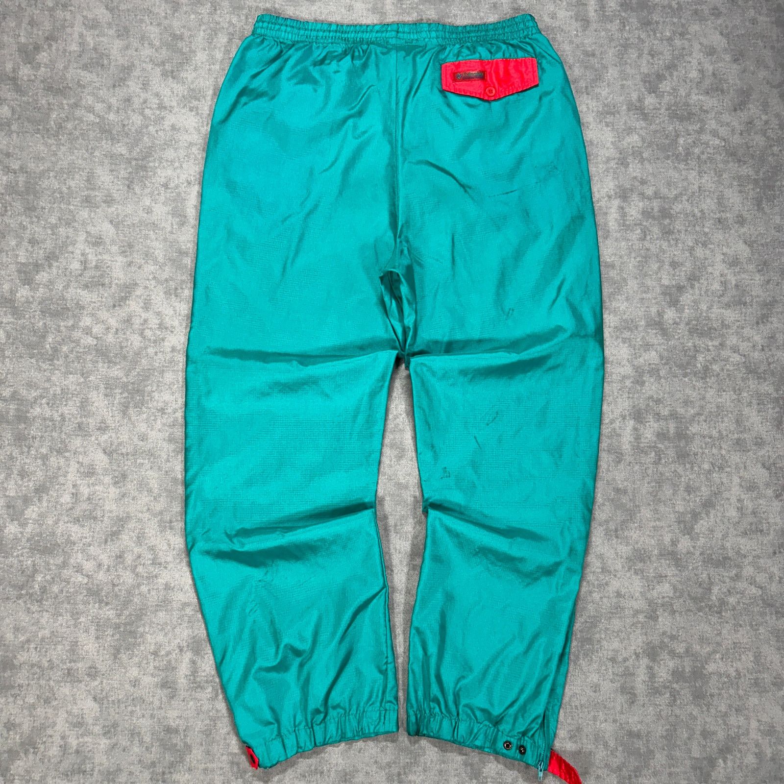 Columbia VTG 90s Columbia ripstop windbreaker retro ski pants mens L Size US 34 / EU 50 - 2 Thumbnail