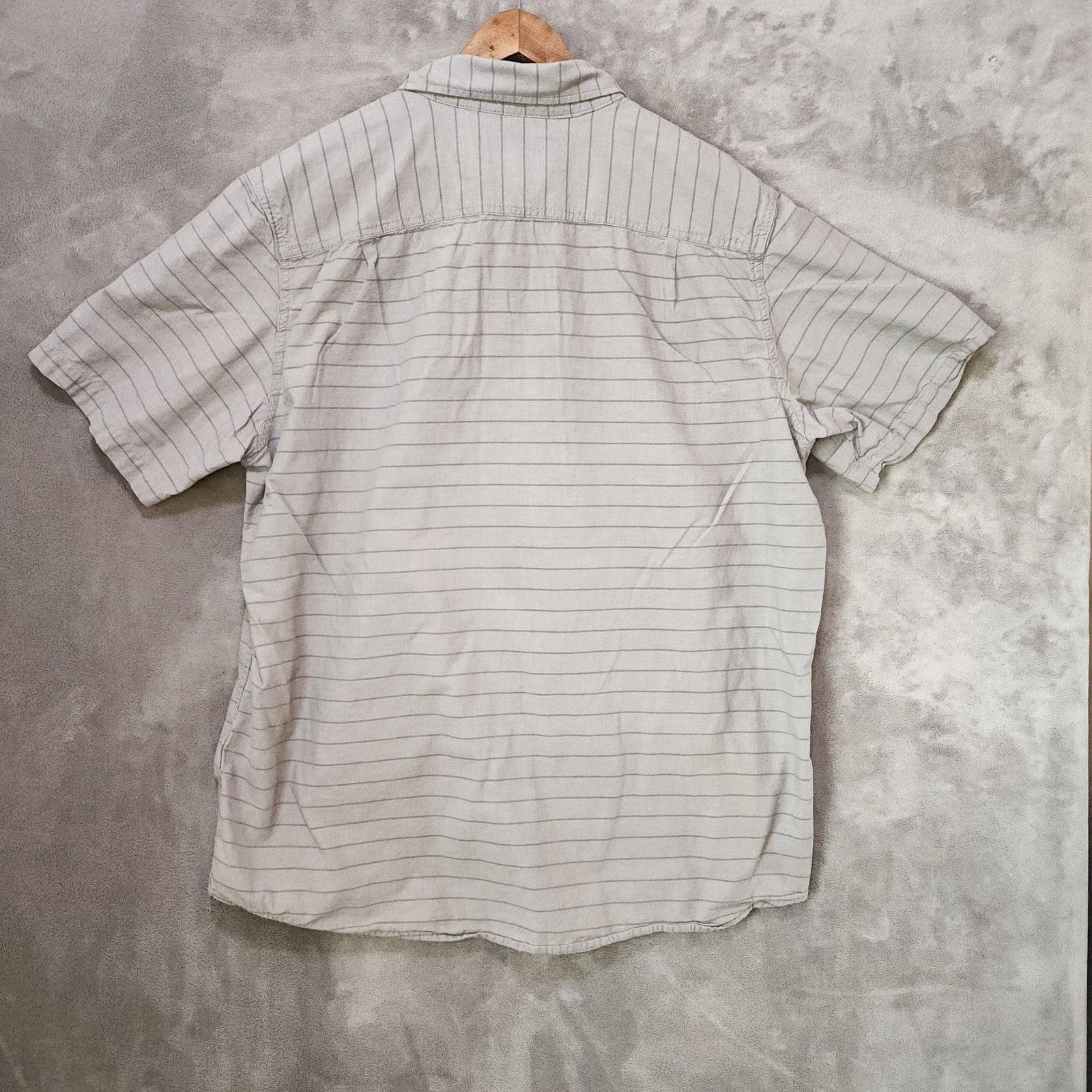 Carhartt Carhartt Men's XL Tall Loose Fit Gray Striped SS Shirt Size US XL / EU 56 / 4 - 3 Thumbnail