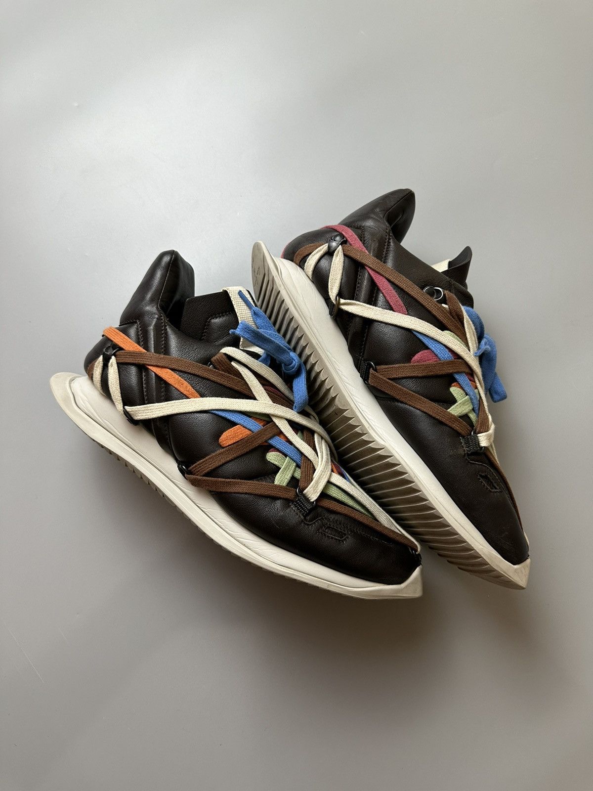 Rick Owens Rick owens Megalaced Runner Size US 6.5 / EU 39-40 - 5 Thumbnail