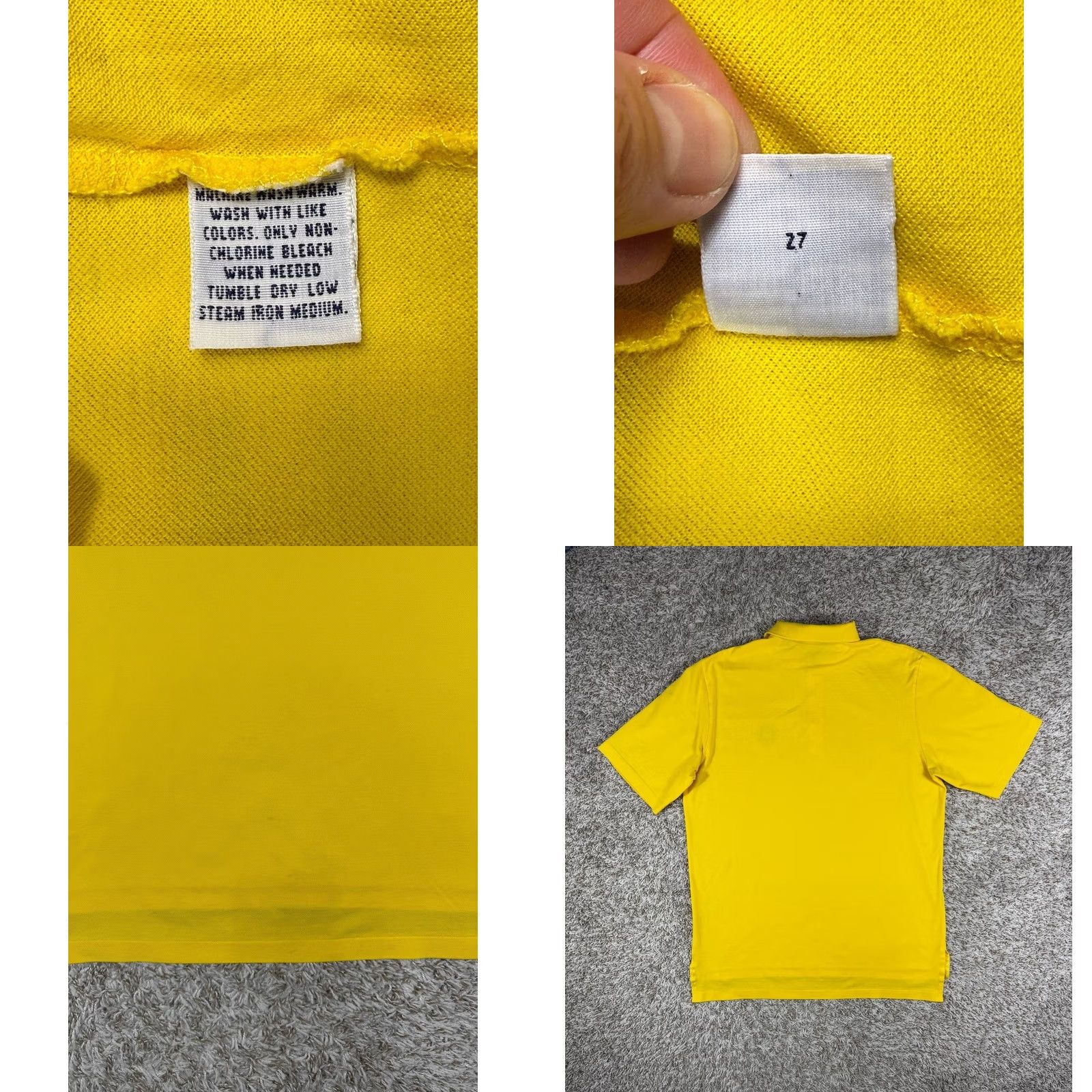 Polo Ralph Lauren Polo Ralph Lauren Polo Golf Virginia State Golf Assn Yellow Shirt Men's Large Size US L / EU 52-54 / 3 - 8 Thumbnail