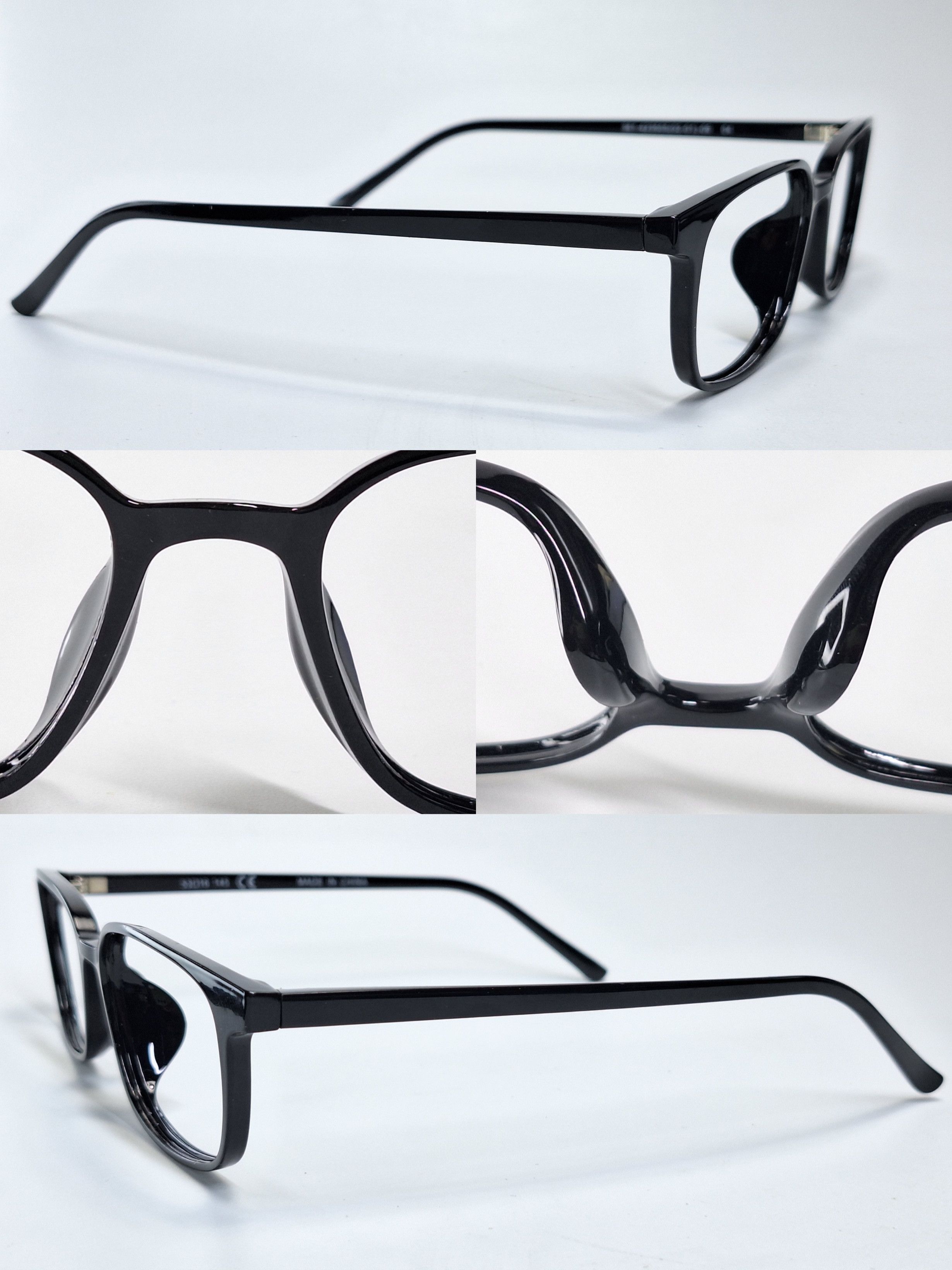 Uniqlo Uniqlo Square Ultra Light Frame 361-423505 8g Black Y2K Size ONE SIZE - 9 Thumbnail
