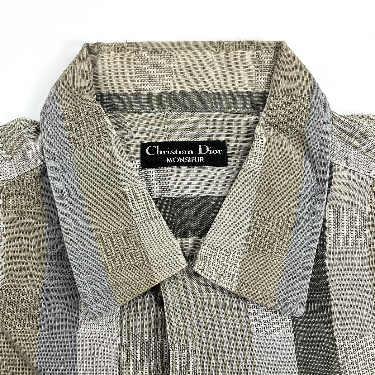 Christian Dior Monsieur × Vintage Vintage Christian Dior Mensiur Stripe Classic Shirt Size US M / EU 48-50 / 2 - 3 Thumbnail