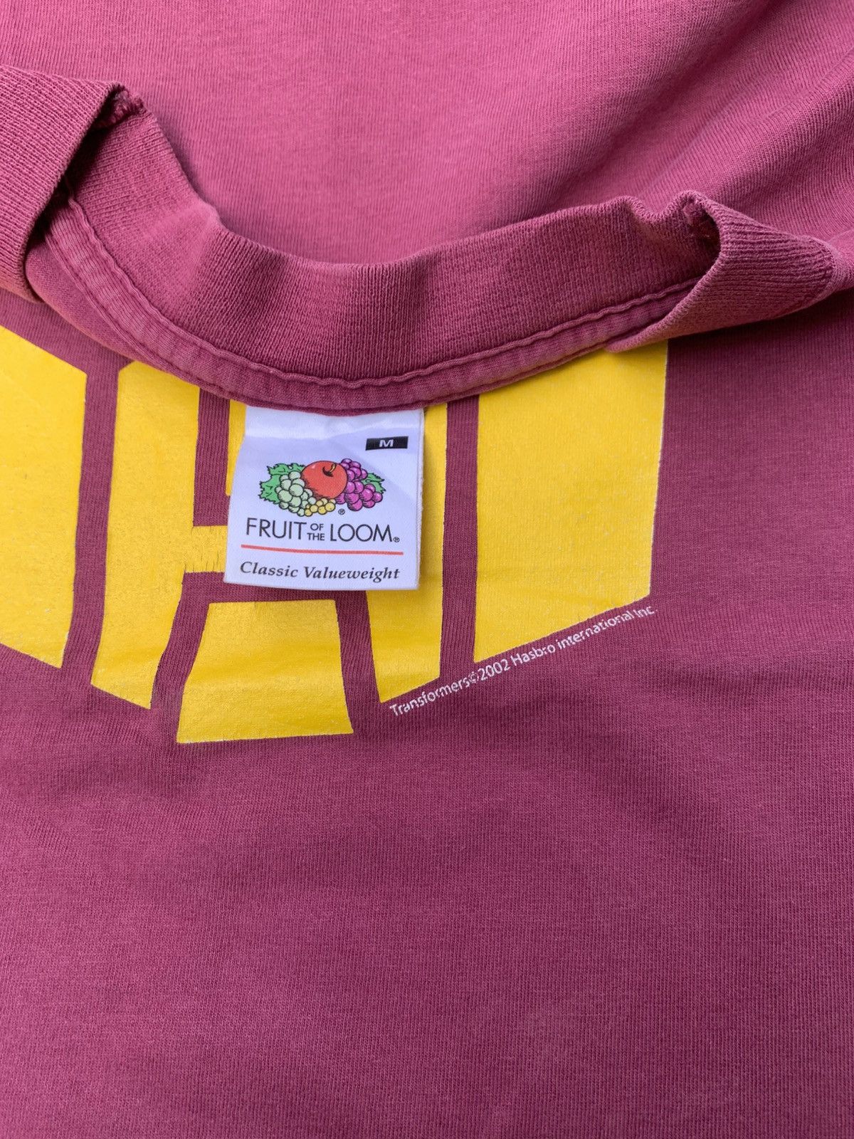 Fruit Of The Loom Vintage transformer logo tshirt Size US L / EU 52-54 / 3 - 3 Thumbnail