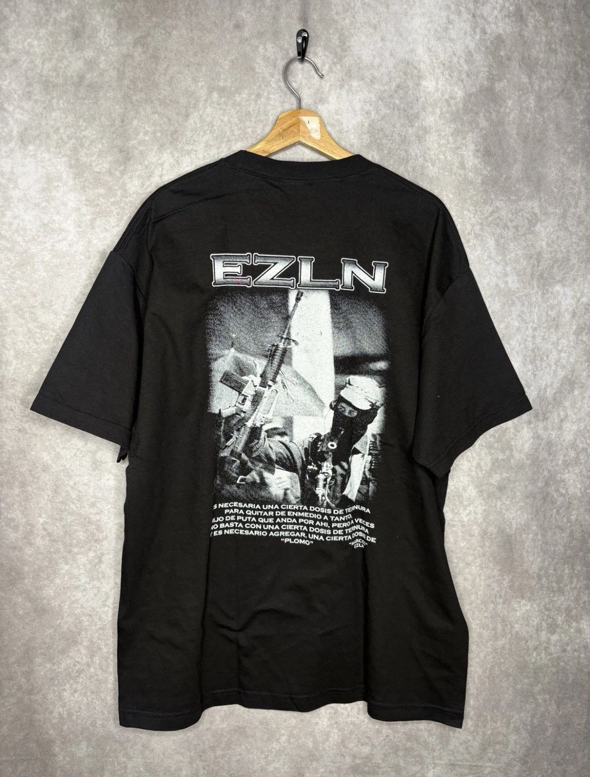 Vintage EZLN ZAPATISTA SUB MARCOS vintage Tshirt Size US XL / EU 56 / 4 - 2 Thumbnail