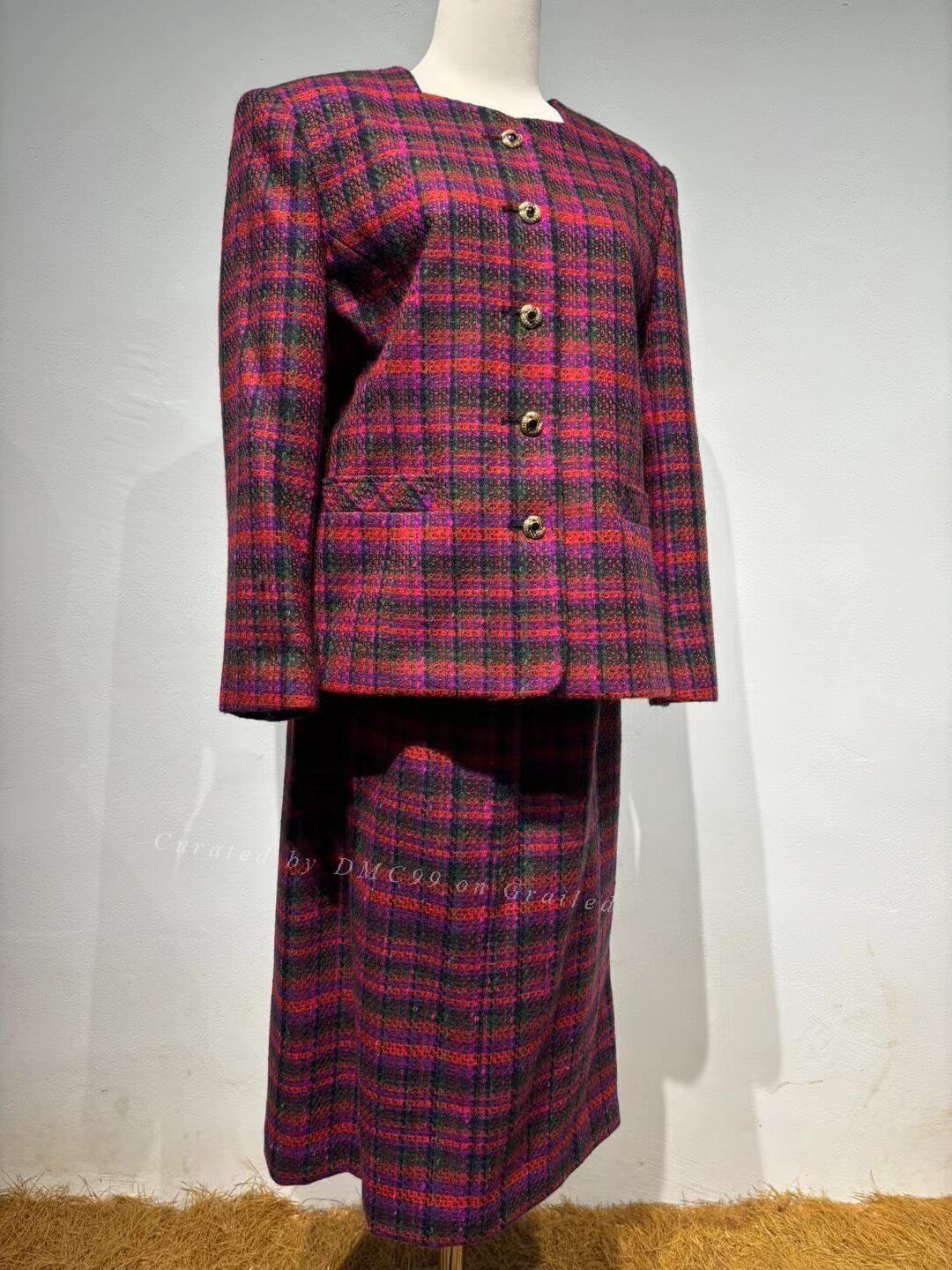 Vintage Japanese Vintage Woolen Suit Set Size M / US 6-8 / IT 42-44 - 1 Thumbnail