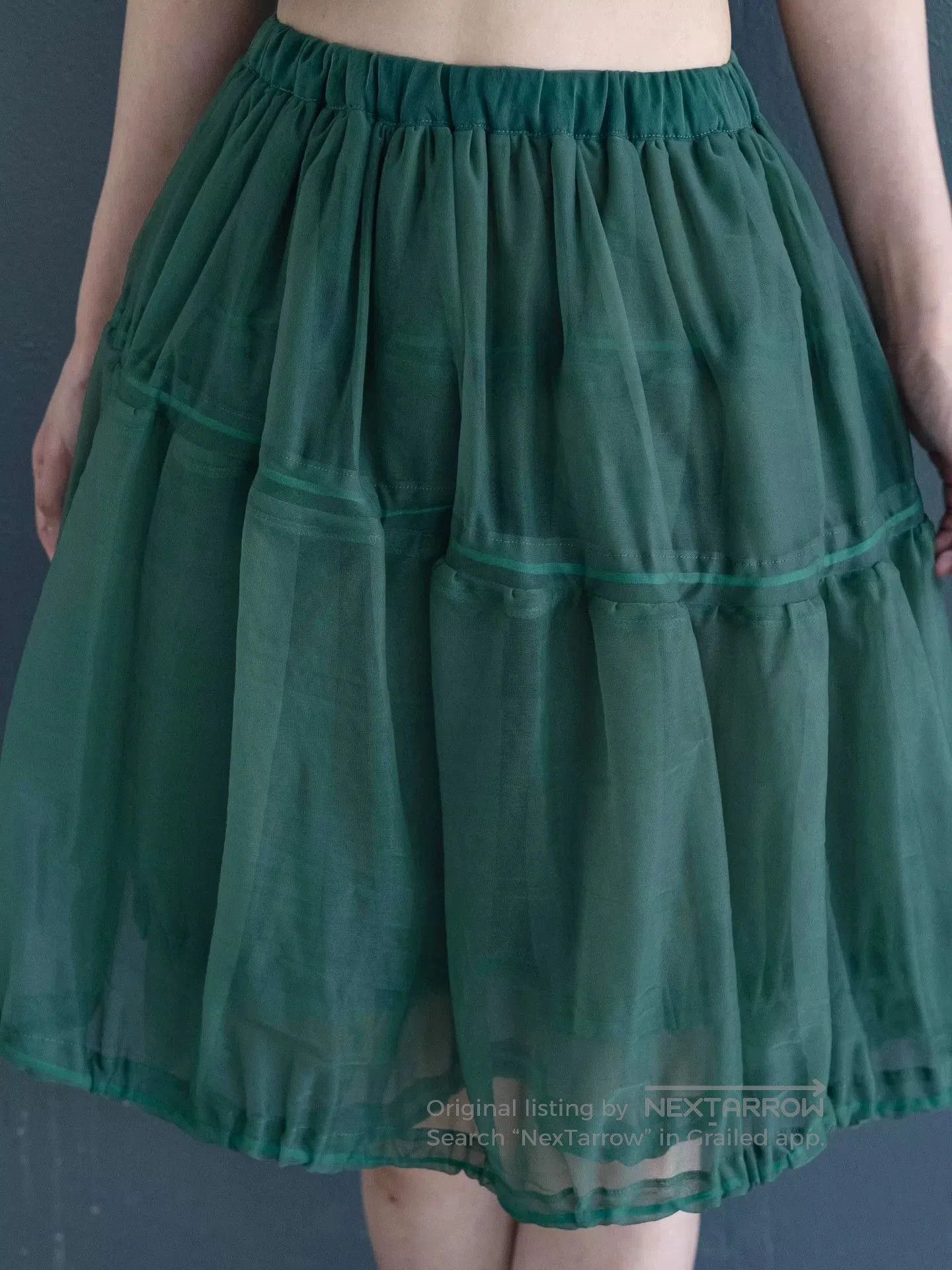 Comme des Garcons COMME des GARCONS 1999AW Mesh Skirt. Size US 28 / EU 44 - 7 Thumbnail