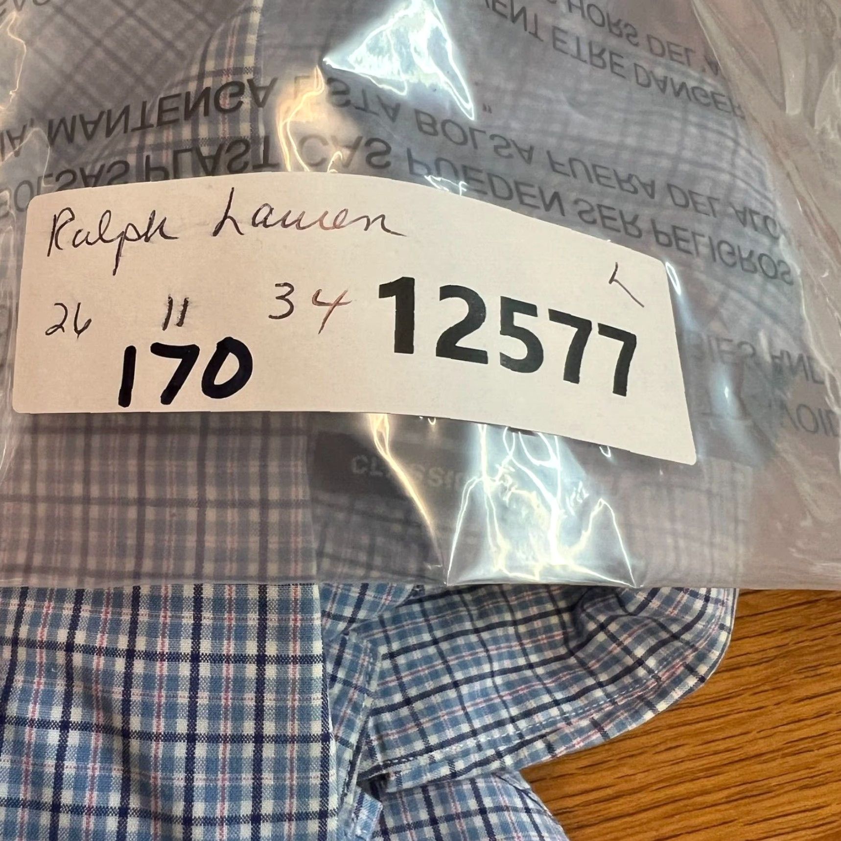 Ralph Lauren Ralph Lauren Classic Fit Button-Down Shirt Mens L Blue Short Sleeve Check 52 Chest Embroidered Polo Ralph Lauren Big Pony Menswear Size US L / EU 52-54 / 3 - 8 Thumbnail