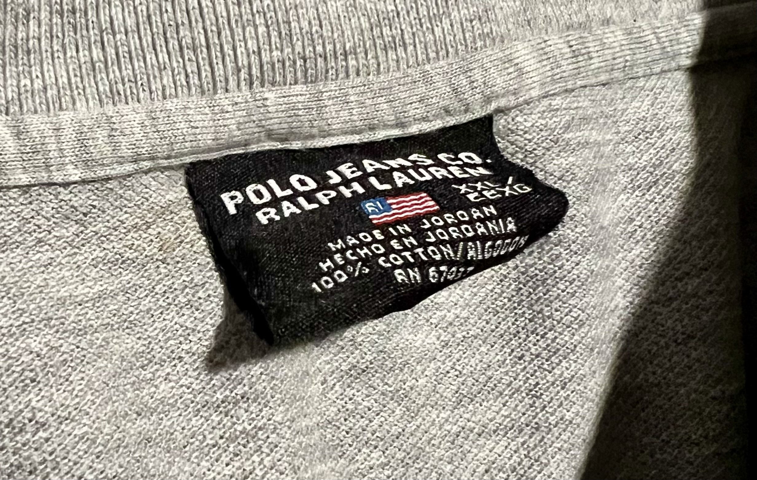 Ralph Lauren Polo Jeans Co Ralph Lauren Vintage Y2K Athletic Polo Shirt Size US XXL / EU 58 / 5 - 3 Thumbnail