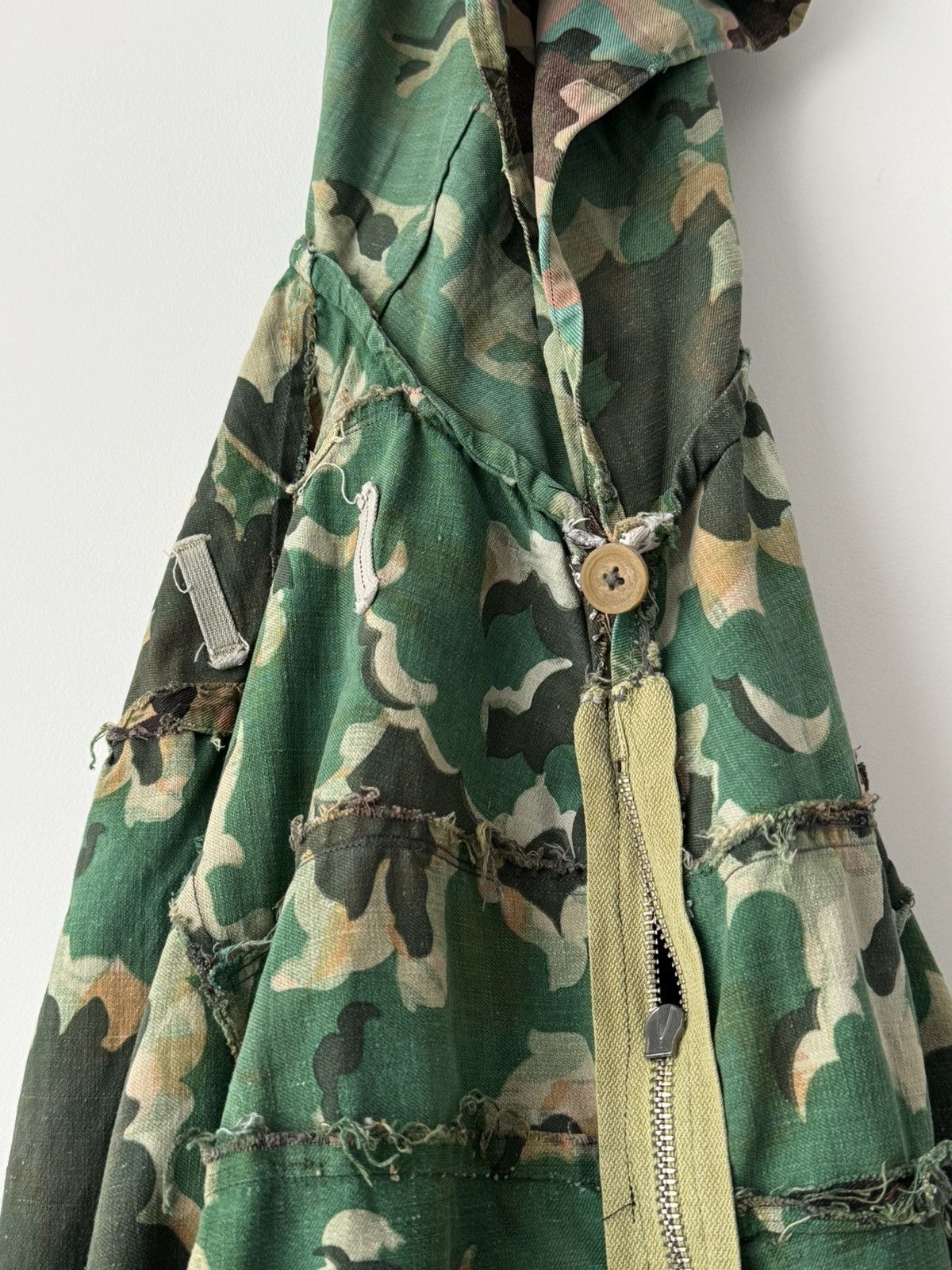Vintage 1950s Czechoslovakian Army Dubaky/Mracky Camo Hooded Jacket Size US S / EU 44-46 / 1 - 11 Thumbnail