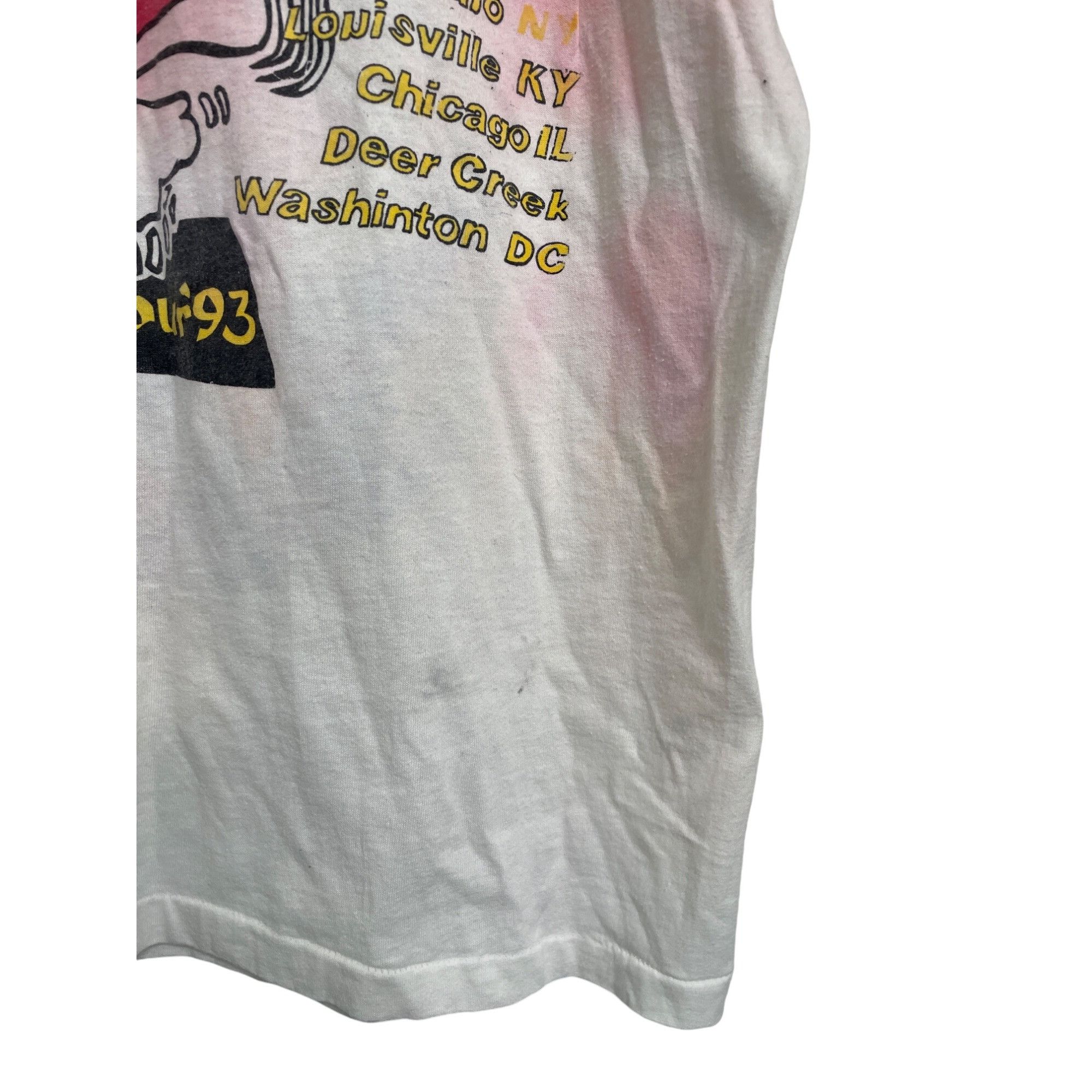 Grateful Dead RARE Vintage Grateful Dead Summer Tour 93 1993 Tie-Dye TShir Size US L / EU 52-54 / 3 - 5 Thumbnail